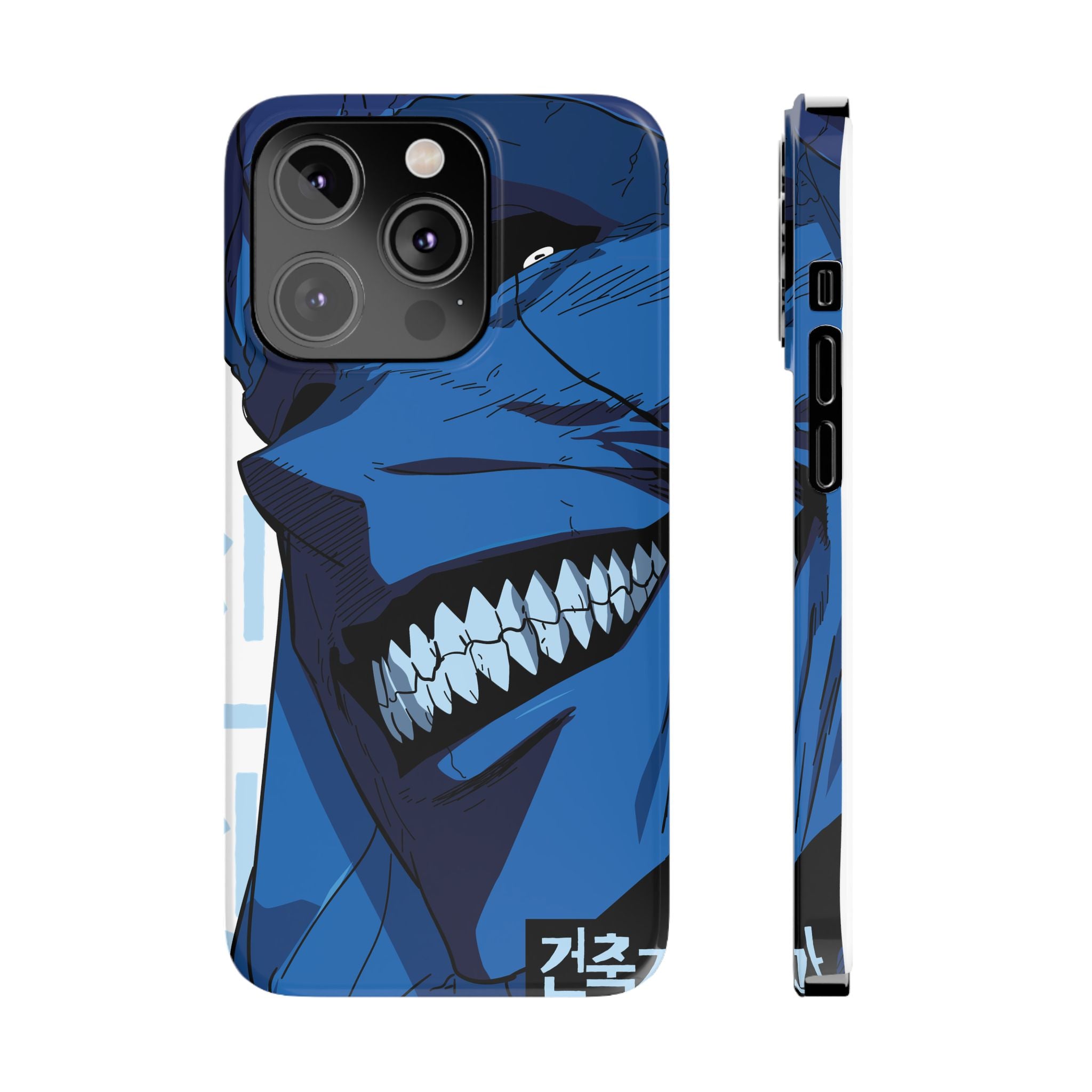 Bold Anime Slim Phone Cases, Edgy Phone Covers, Unique Gifts for Gamers, Pop Culture Accessories, Trendy Mobile Case