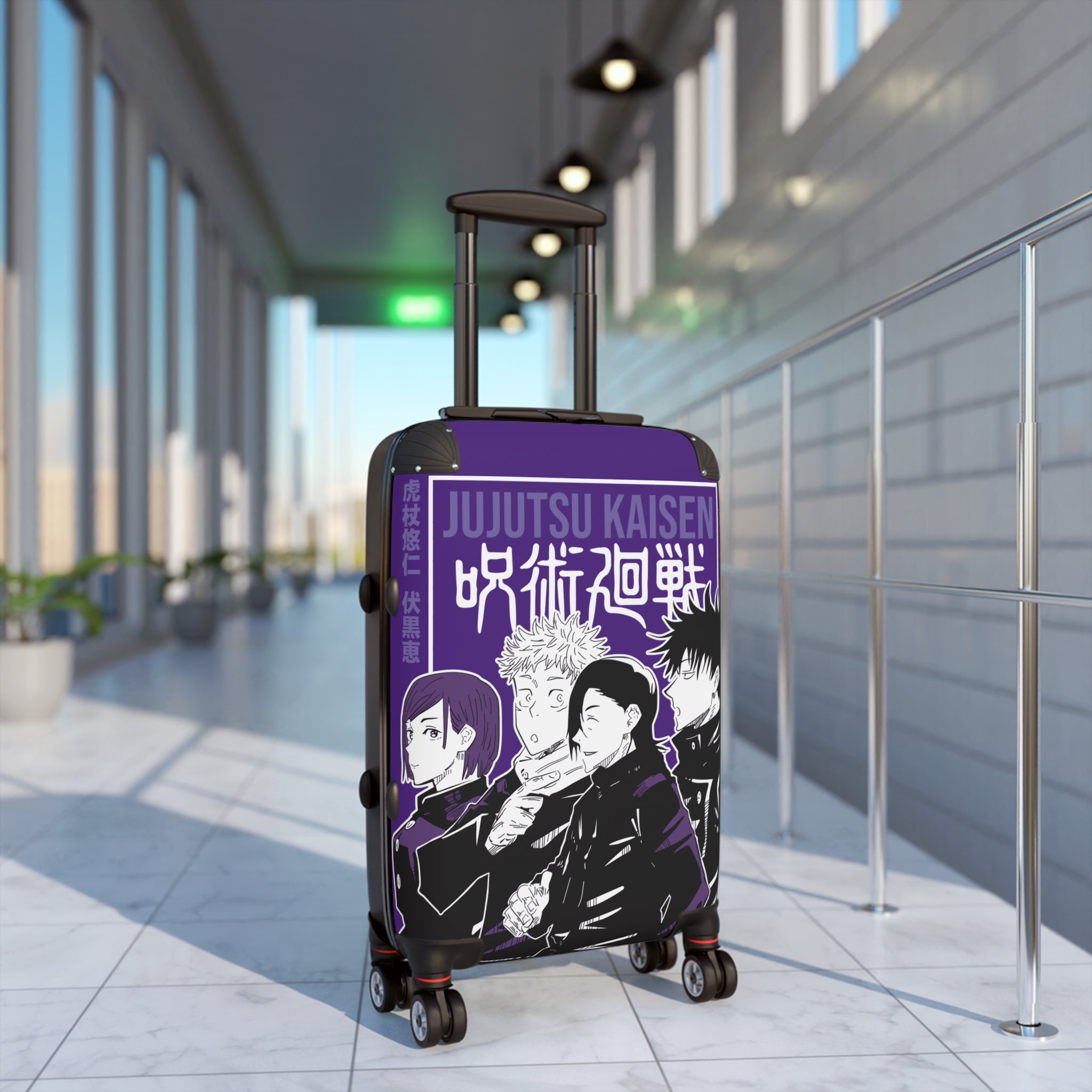 Anime-Inspired Suitcase - Stylish Carry-On Luggage for Fans, Travel Gear for Jujutsu Kaisen Lovers, Unique Travel Bag, Cosplay [...]