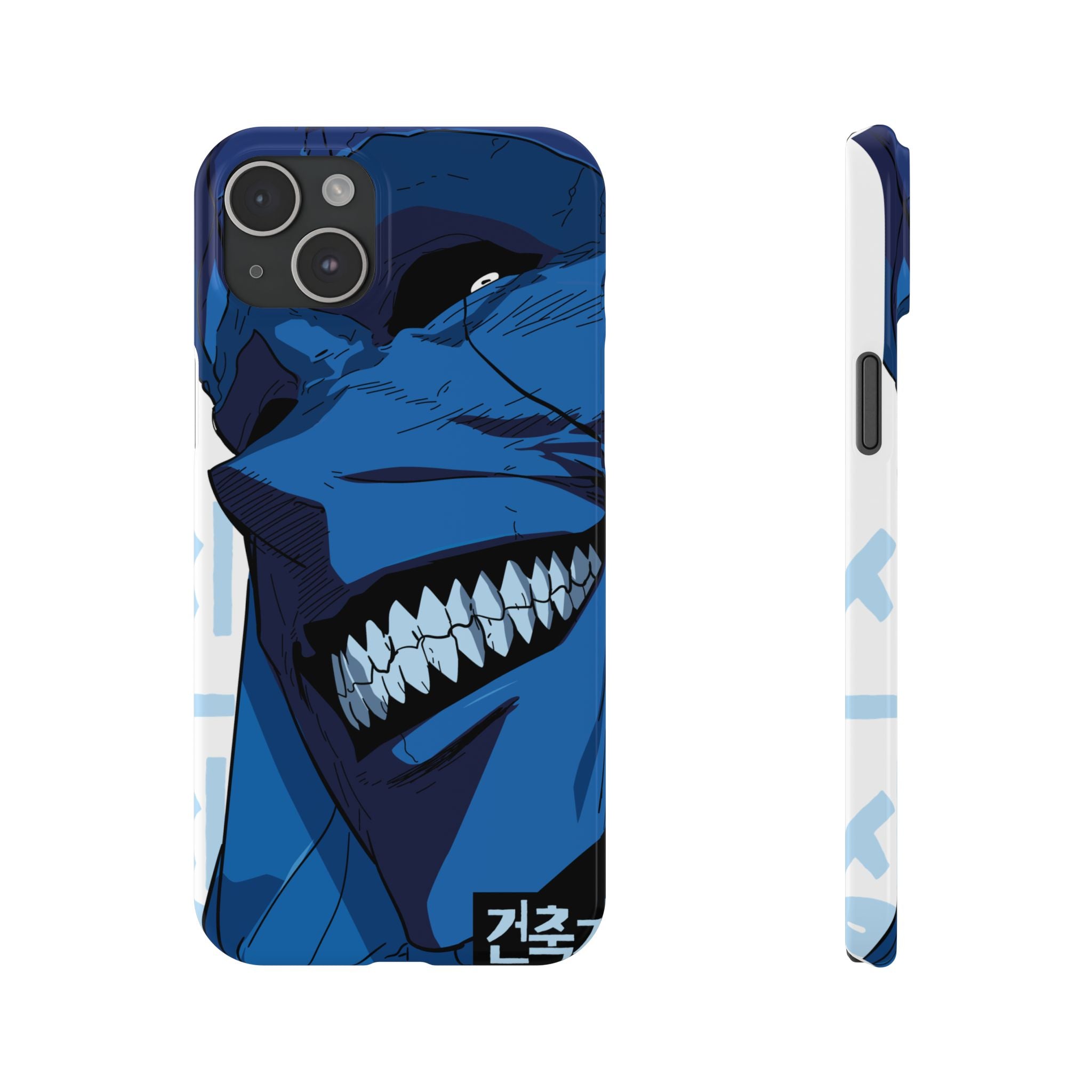 Bold Anime Slim Phone Cases, Edgy Phone Covers, Unique Gifts for Gamers, Pop Culture Accessories, Trendy Mobile Case
