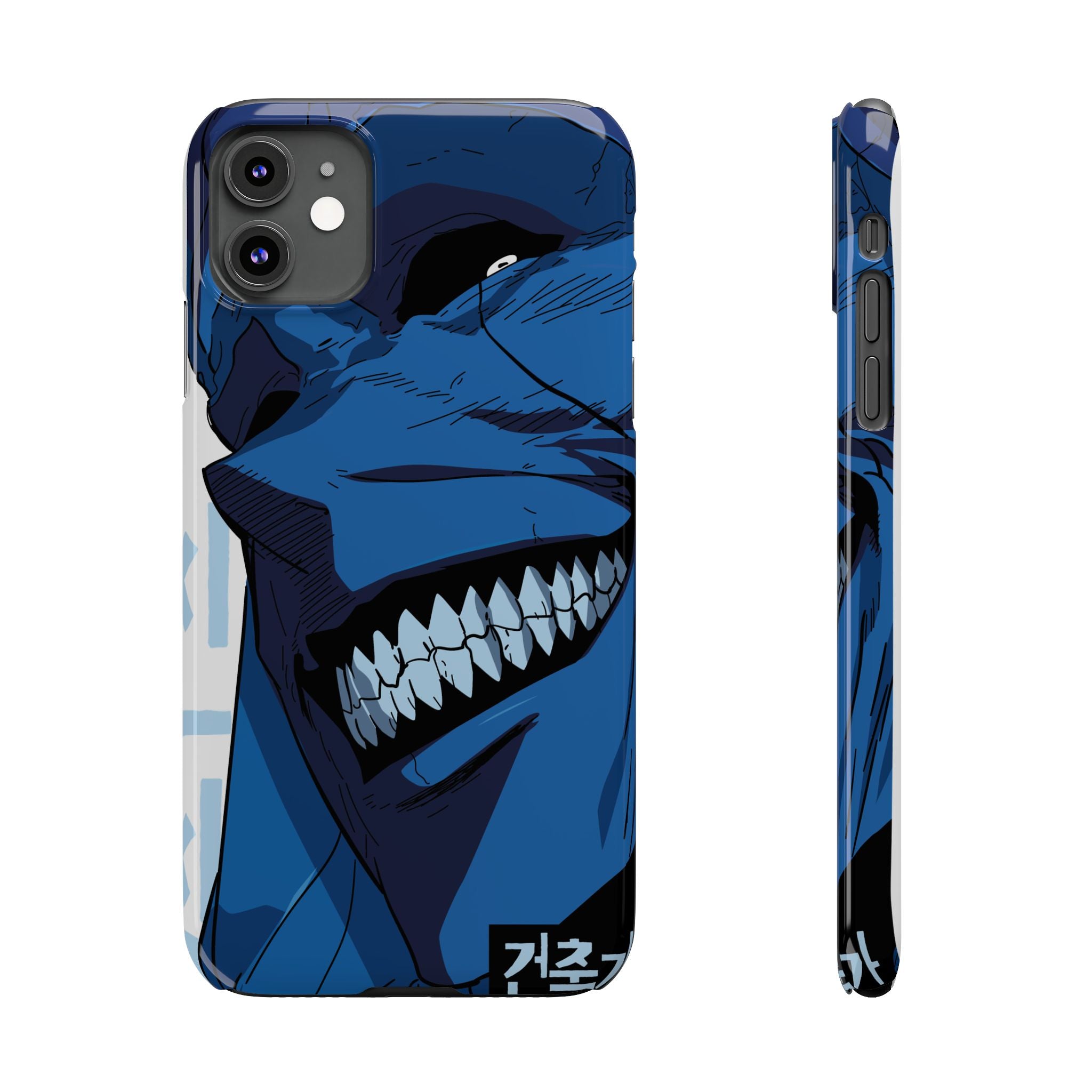 Bold Anime Slim Phone Cases, Edgy Phone Covers, Unique Gifts for Gamers, Pop Culture Accessories, Trendy Mobile Case