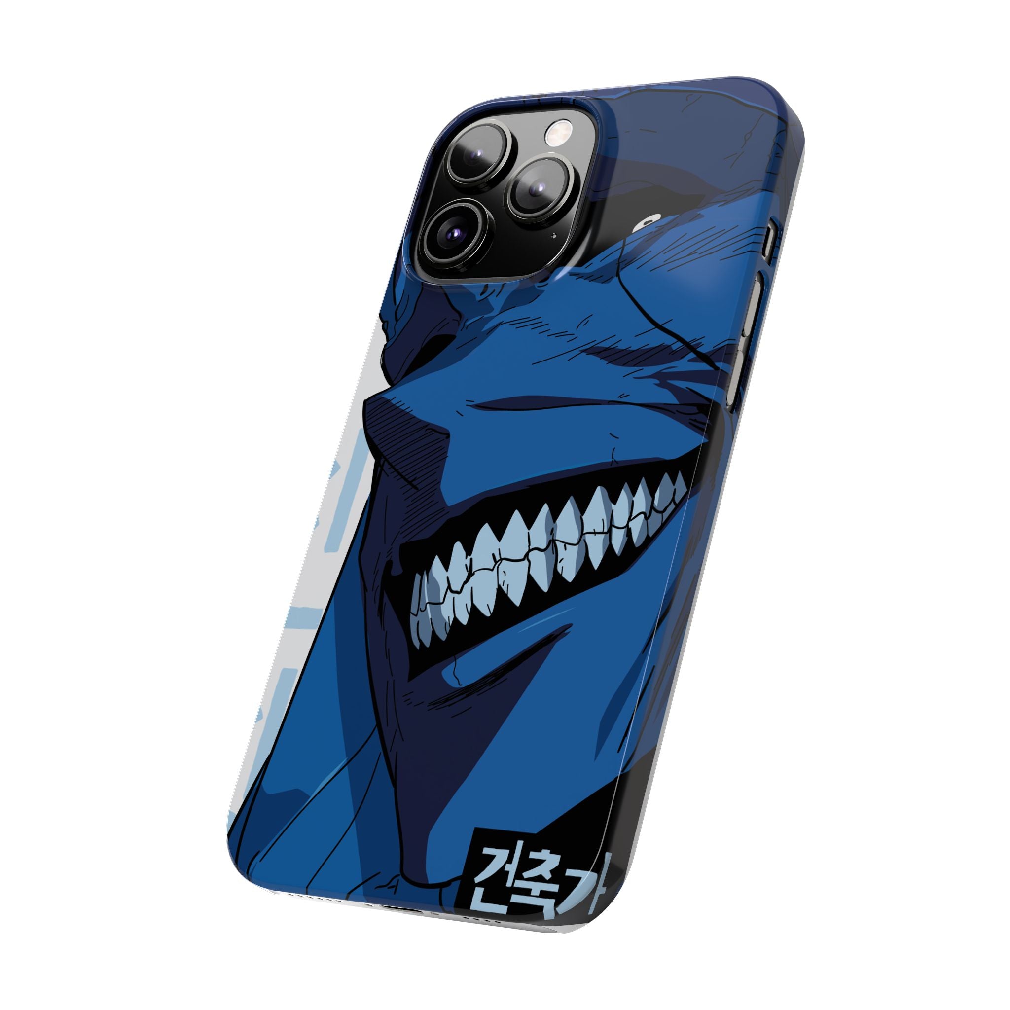 Bold Anime Slim Phone Cases, Edgy Phone Covers, Unique Gifts for Gamers, Pop Culture Accessories, Trendy Mobile Case