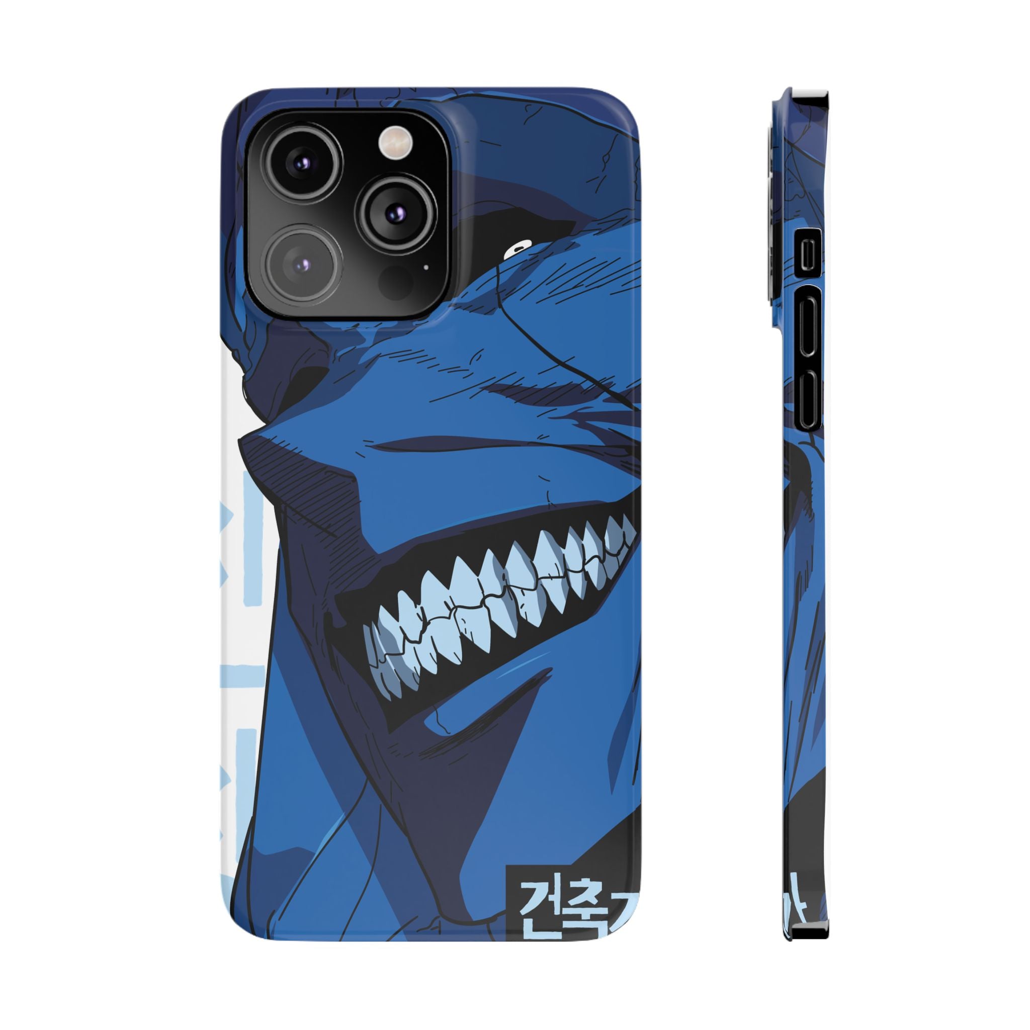 Bold Anime Slim Phone Cases, Edgy Phone Covers, Unique Gifts for Gamers, Pop Culture Accessories, Trendy Mobile Case