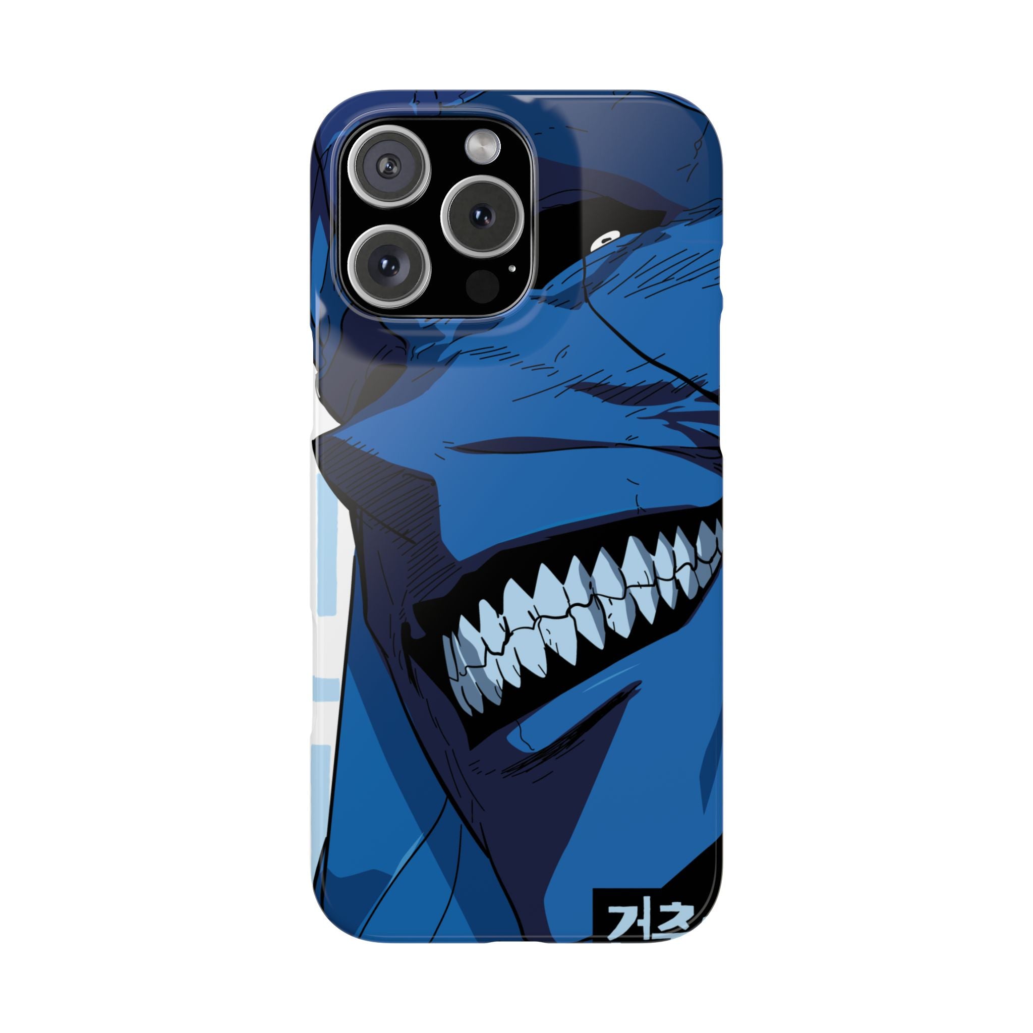Bold Anime Slim Phone Cases, Edgy Phone Covers, Unique Gifts for Gamers, Pop Culture Accessories, Trendy Mobile Case