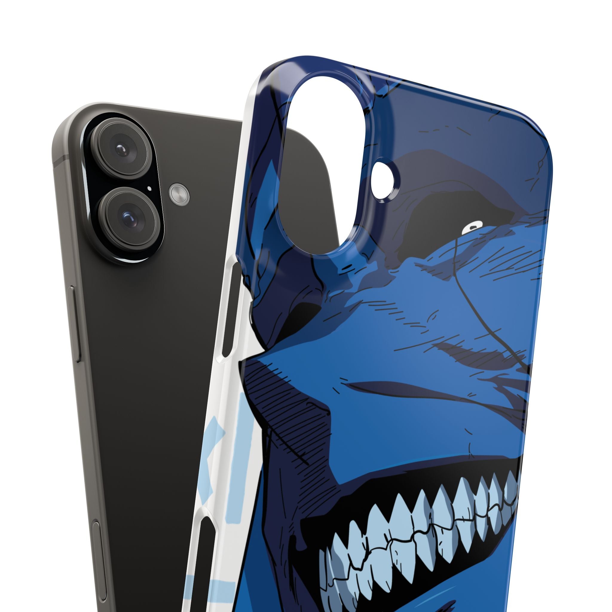 Bold Anime Slim Phone Cases, Edgy Phone Covers, Unique Gifts for Gamers, Pop Culture Accessories, Trendy Mobile Case