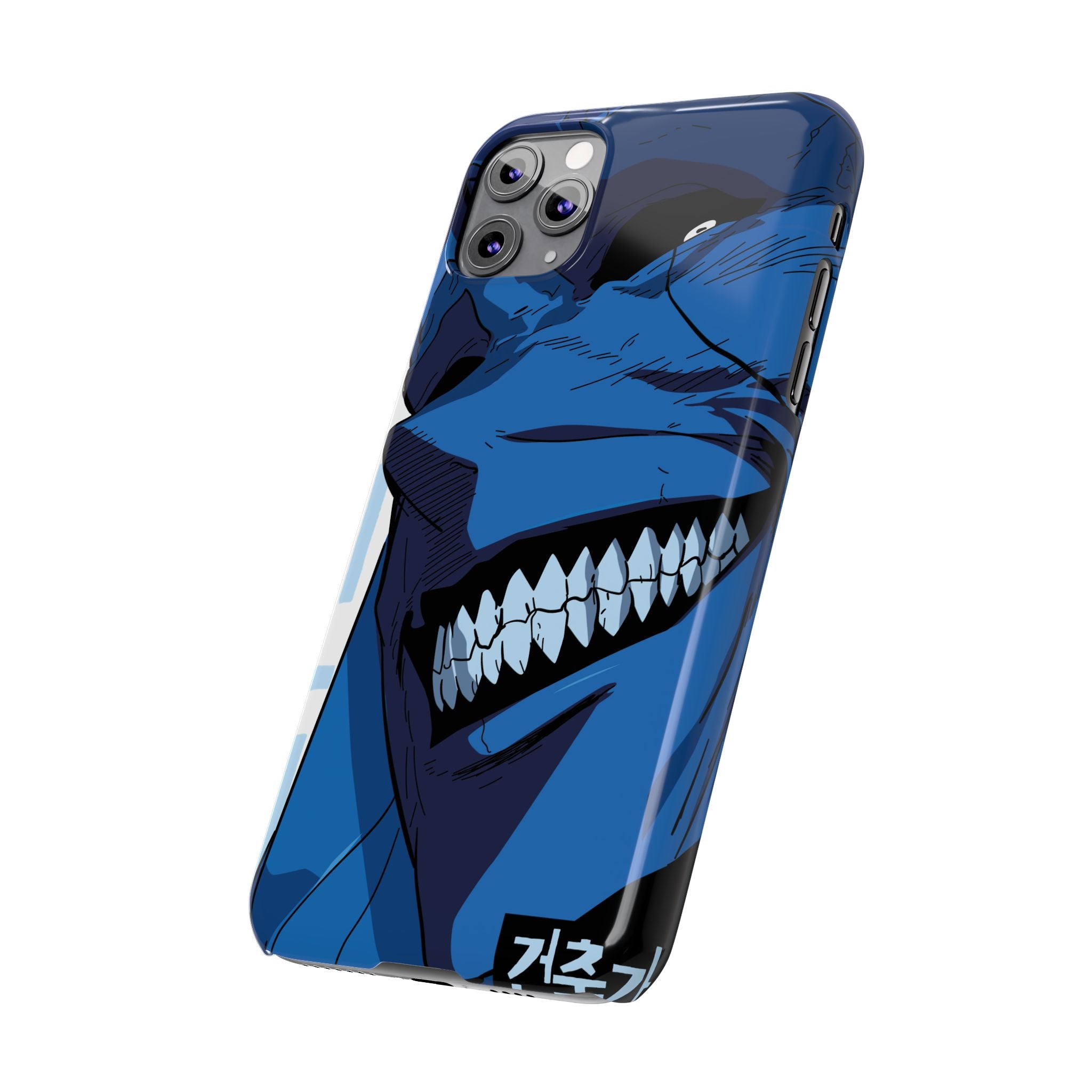 Bold Anime Slim Phone Cases, Edgy Phone Covers, Unique Gifts for Gamers, Pop Culture Accessories, Trendy Mobile Case
