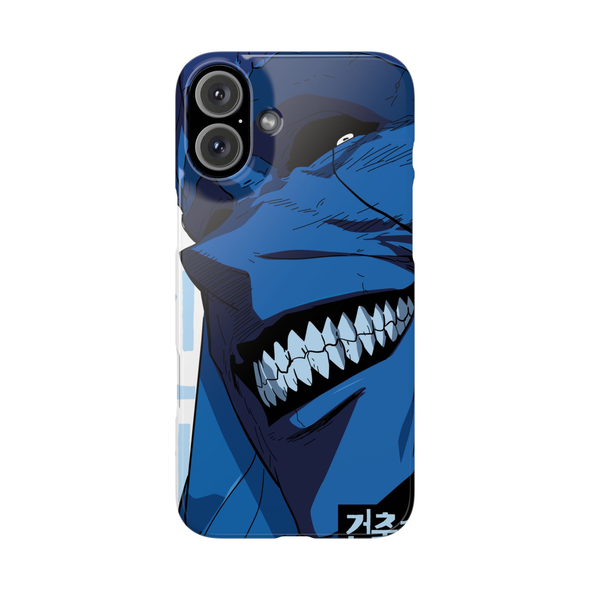 Bold Anime Slim Phone Cases, Edgy Phone Covers, Unique Gifts for Gamers, Pop Culture Accessories, Trendy Mobile Case