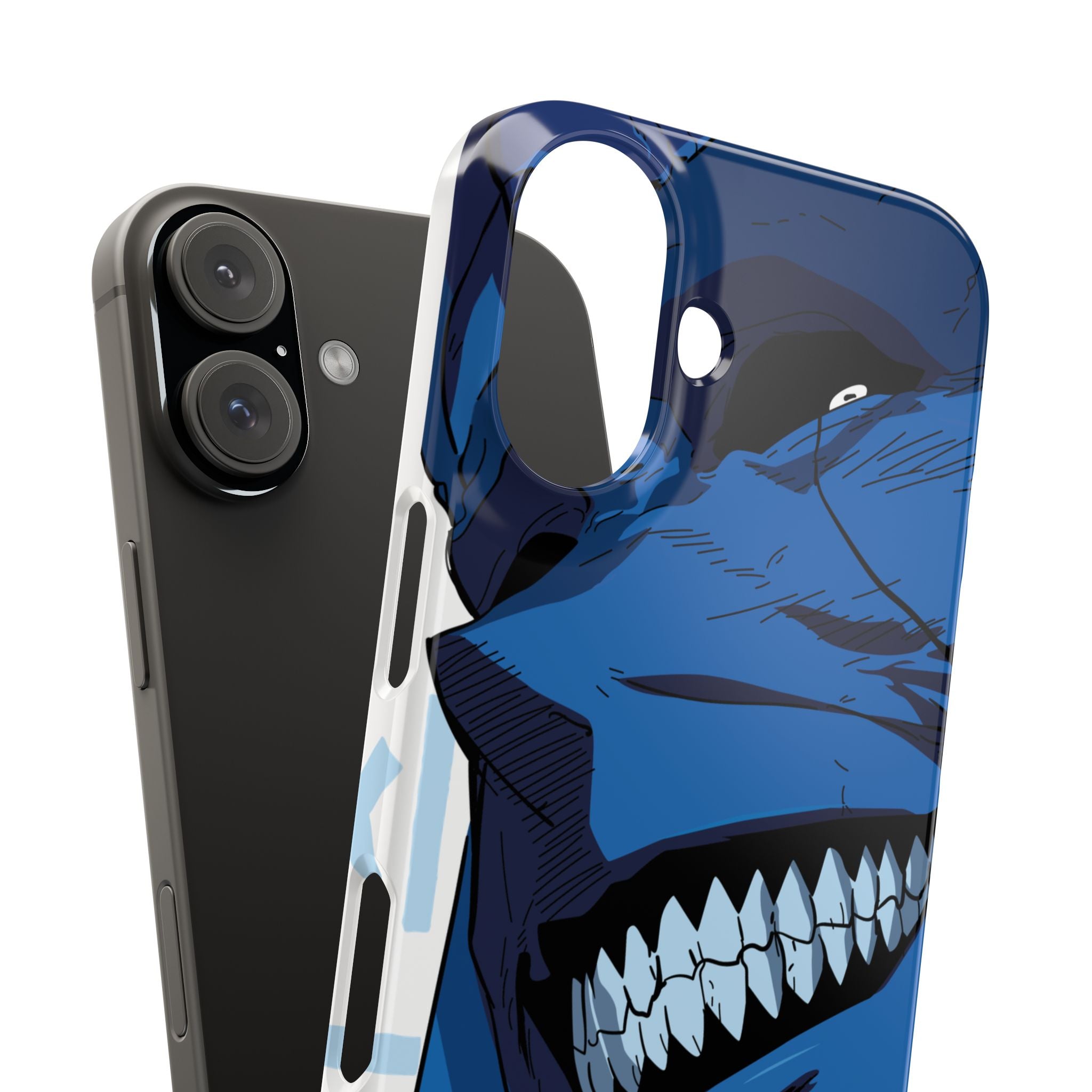 Bold Anime Slim Phone Cases, Edgy Phone Covers, Unique Gifts for Gamers, Pop Culture Accessories, Trendy Mobile Case