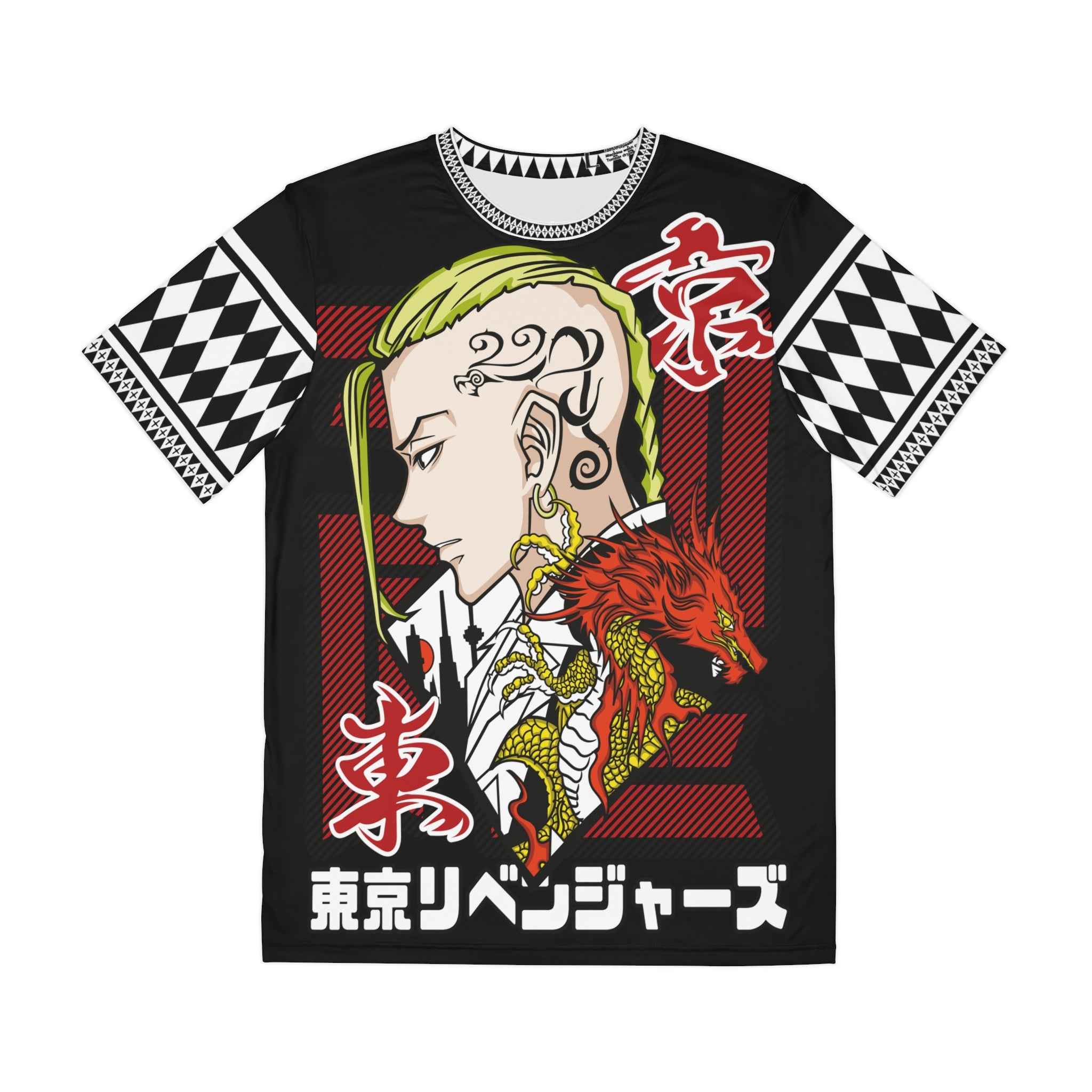 Legendary Anime-Inspired Men's 100% brushed Polyester Tee (AOP) - SUBARASHE
