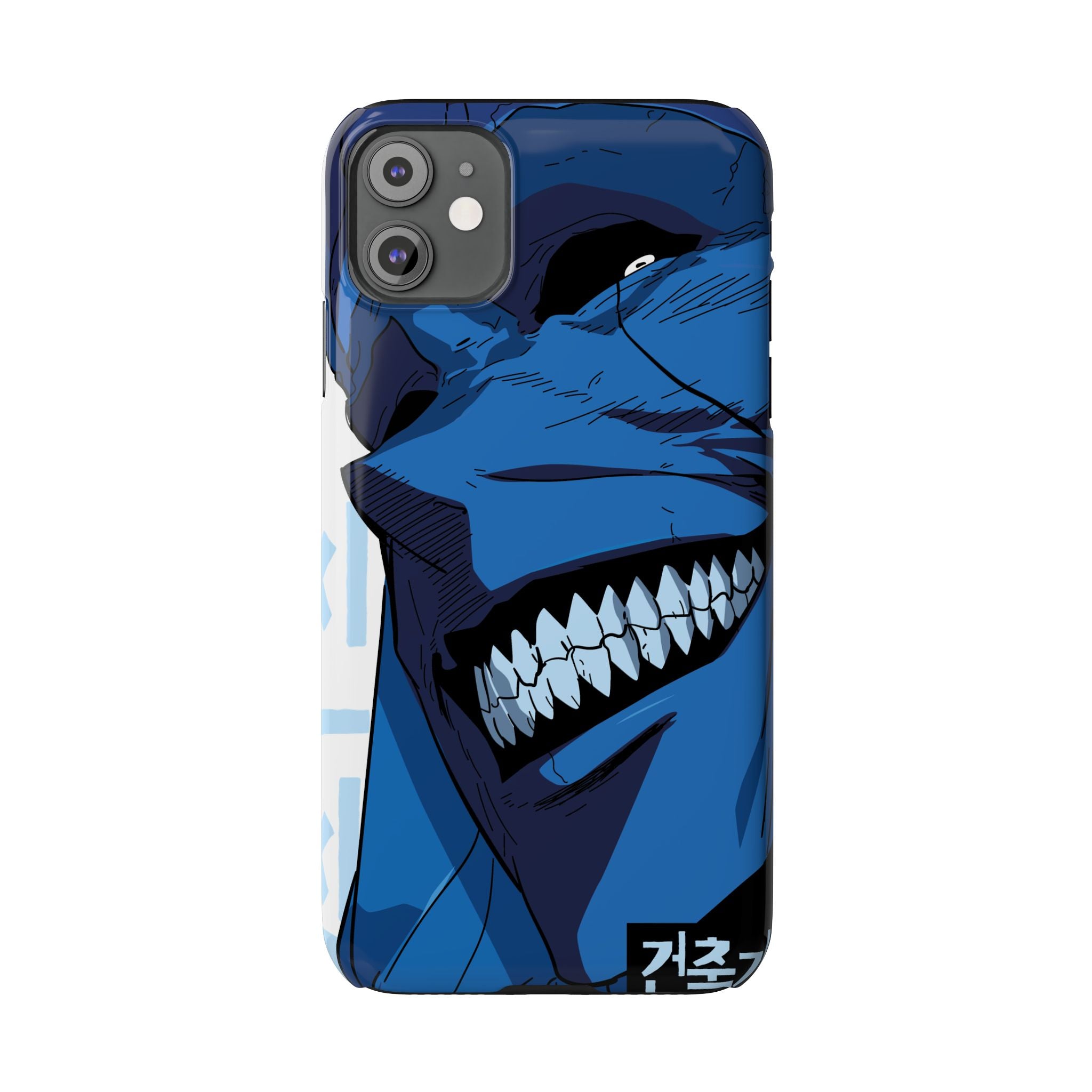 Bold Anime Slim Phone Cases, Edgy Phone Covers, Unique Gifts for Gamers, Pop Culture Accessories, Trendy Mobile Case