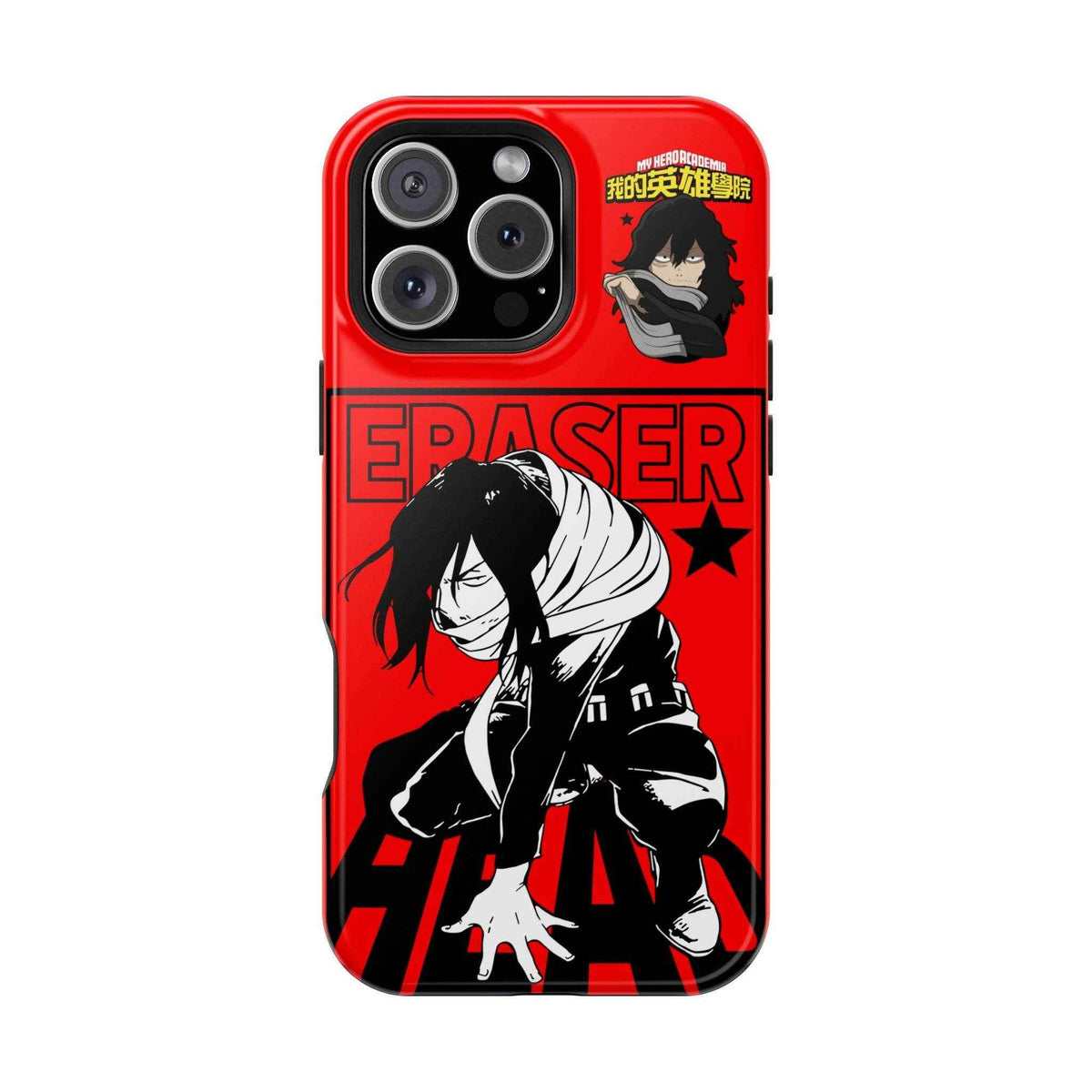 Legendary Eraser Head MagSafe Magnetic Phone Case for Anime Fans, Ultra Protections durable - SUBARASHE