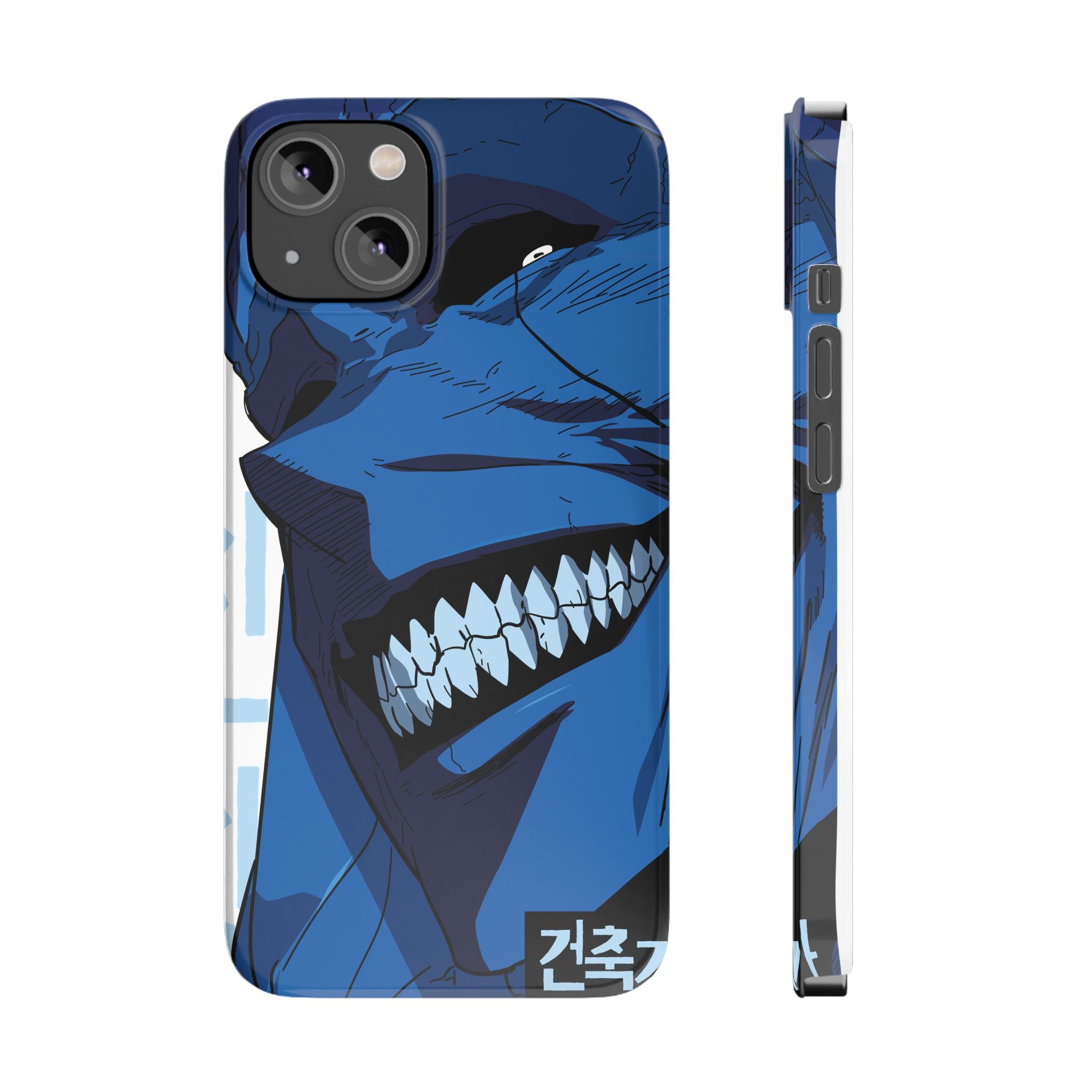 Bold Anime Slim Phone Cases, Edgy Phone Covers, Unique Gifts for Gamers, Pop Culture Accessories, Trendy Mobile Case