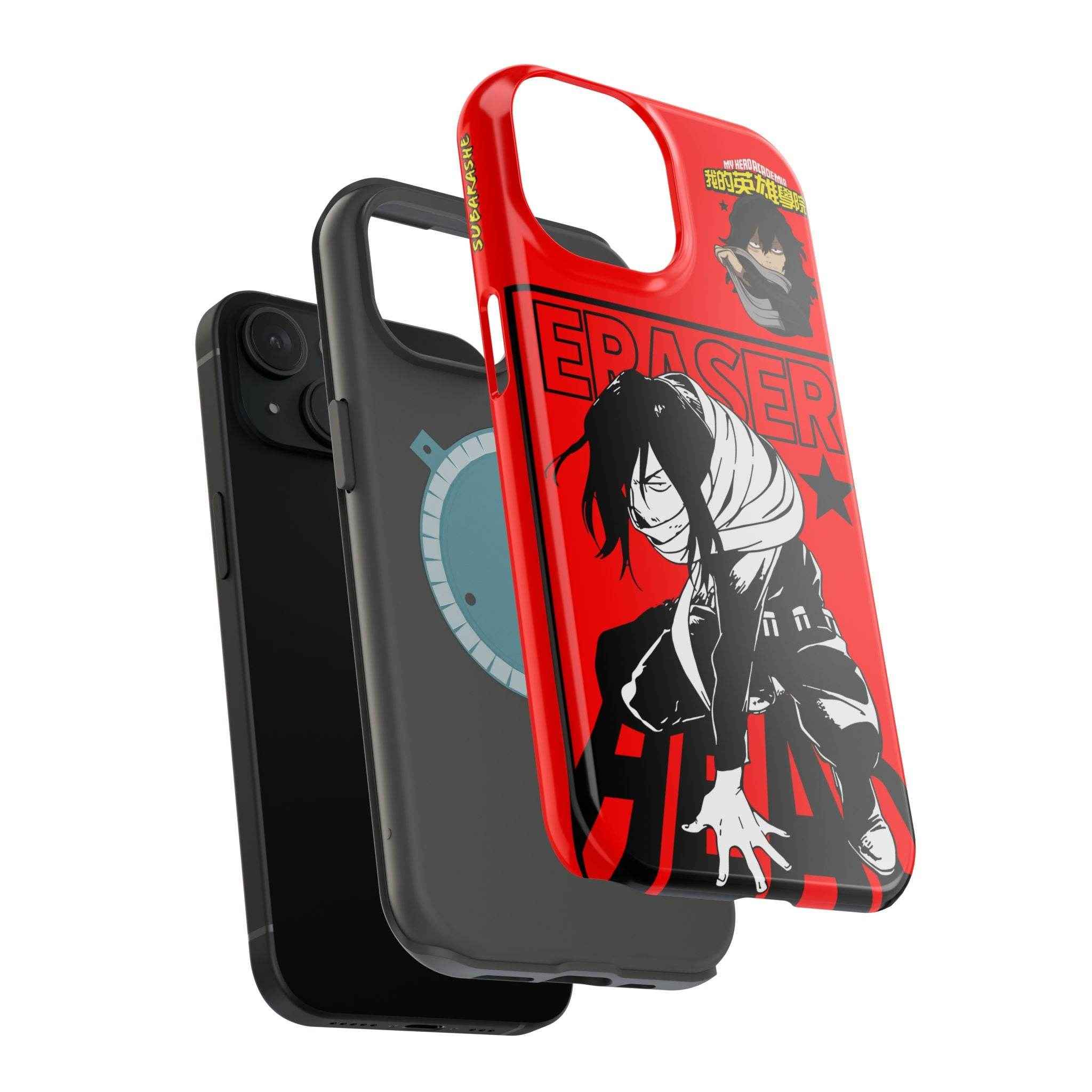 Legendary Eraser Head MagSafe Magnetic Phone Case for Anime Fans, Ultra Protections durable - SUBARASHE