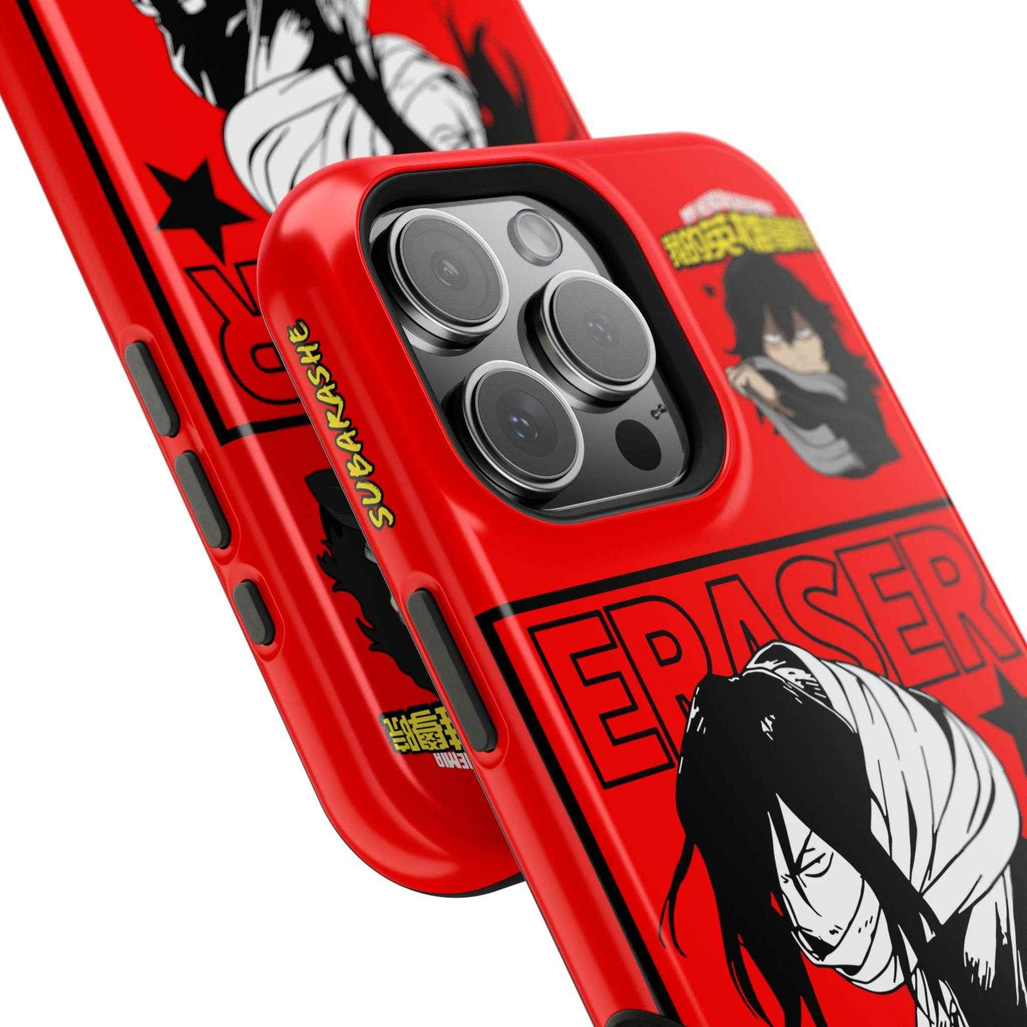 Legendary Eraser Head MagSafe Magnetic Phone Case for Anime Fans, Ultra Protections durable - SUBARASHE