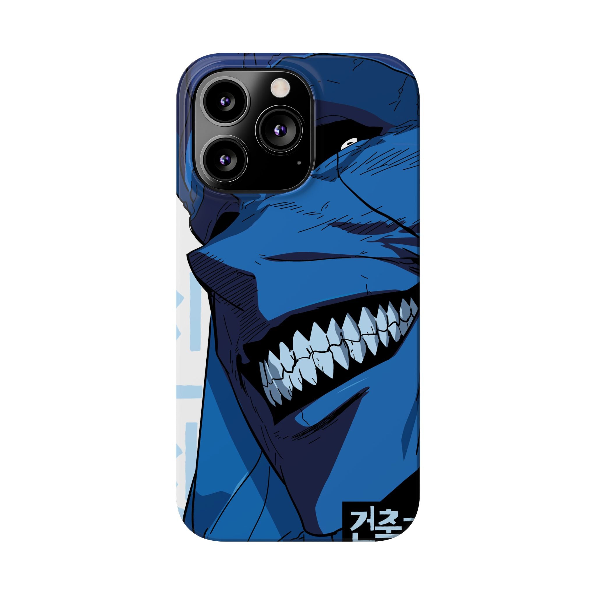 Bold Anime Slim Phone Cases, Edgy Phone Covers, Unique Gifts for Gamers, Pop Culture Accessories, Trendy Mobile Case