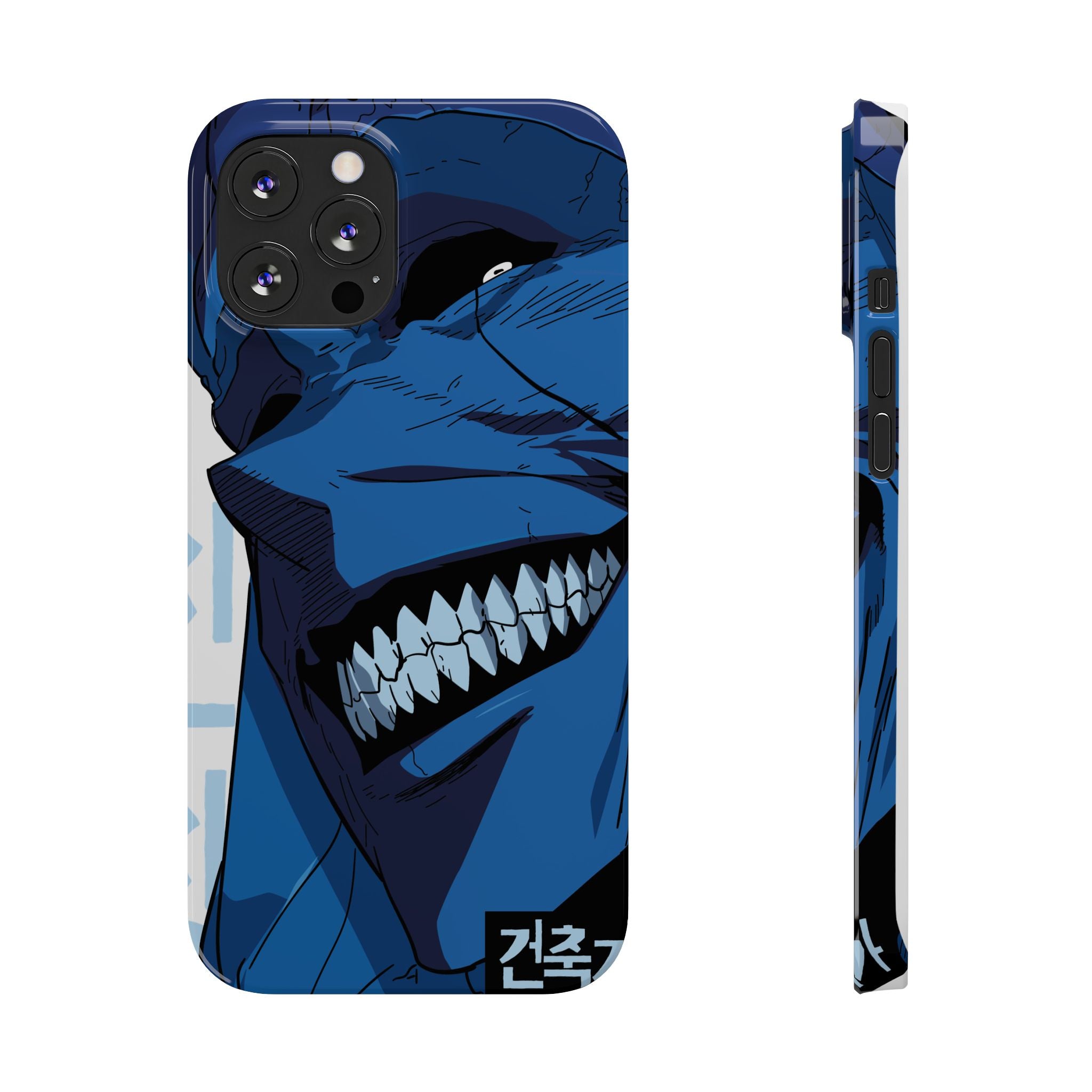 Bold Anime Slim Phone Cases, Edgy Phone Covers, Unique Gifts for Gamers, Pop Culture Accessories, Trendy Mobile Case