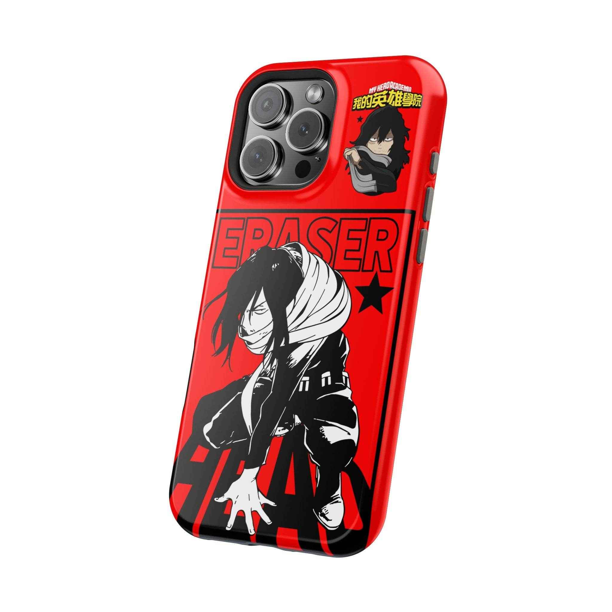 Legendary Eraser Head MagSafe Magnetic Phone Case for Anime Fans, Ultra Protections durable - SUBARASHE