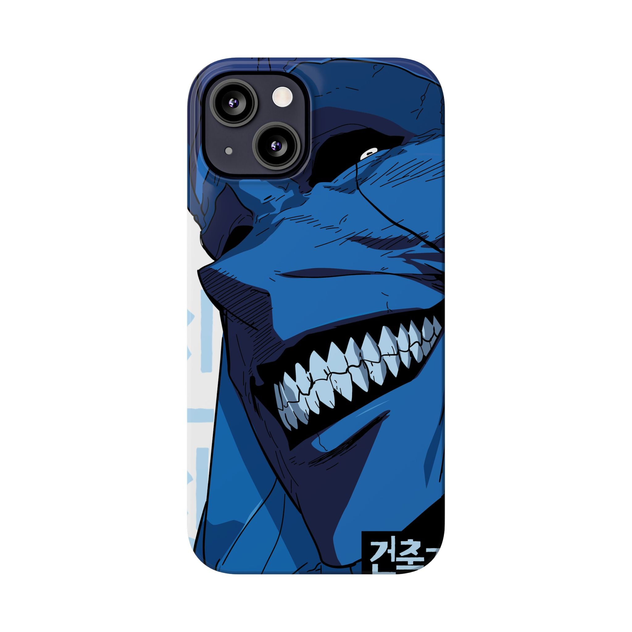 Bold Anime Slim Phone Cases, Edgy Phone Covers, Unique Gifts for Gamers, Pop Culture Accessories, Trendy Mobile Case