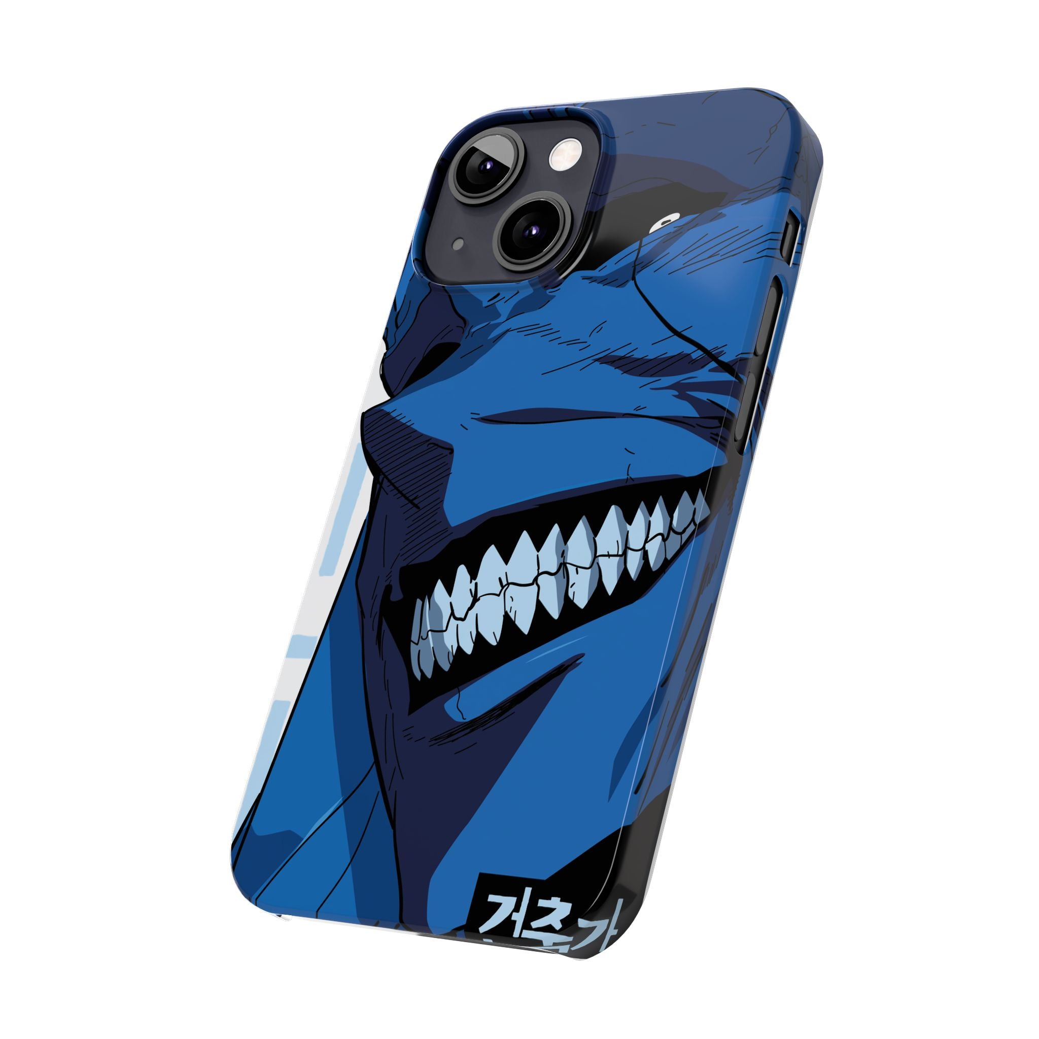 Bold Anime Slim Phone Cases, Edgy Phone Covers, Unique Gifts for Gamers, Pop Culture Accessories, Trendy Mobile Case