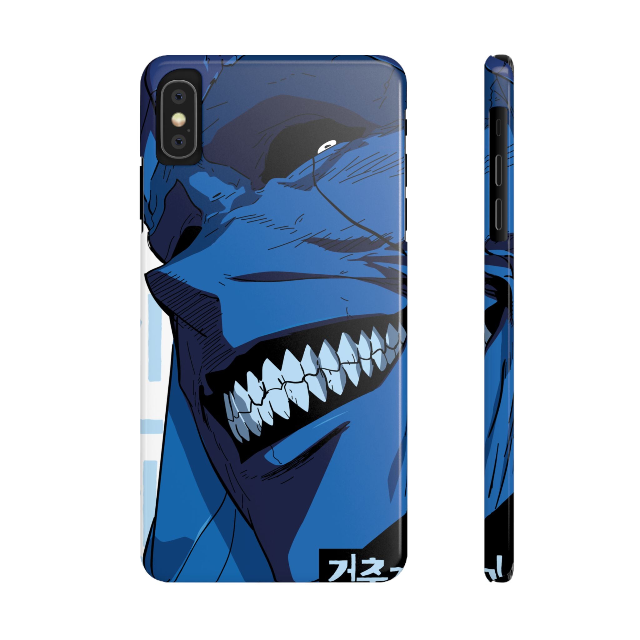 Bold Anime Slim Phone Cases, Edgy Phone Covers, Unique Gifts for Gamers, Pop Culture Accessories, Trendy Mobile Case