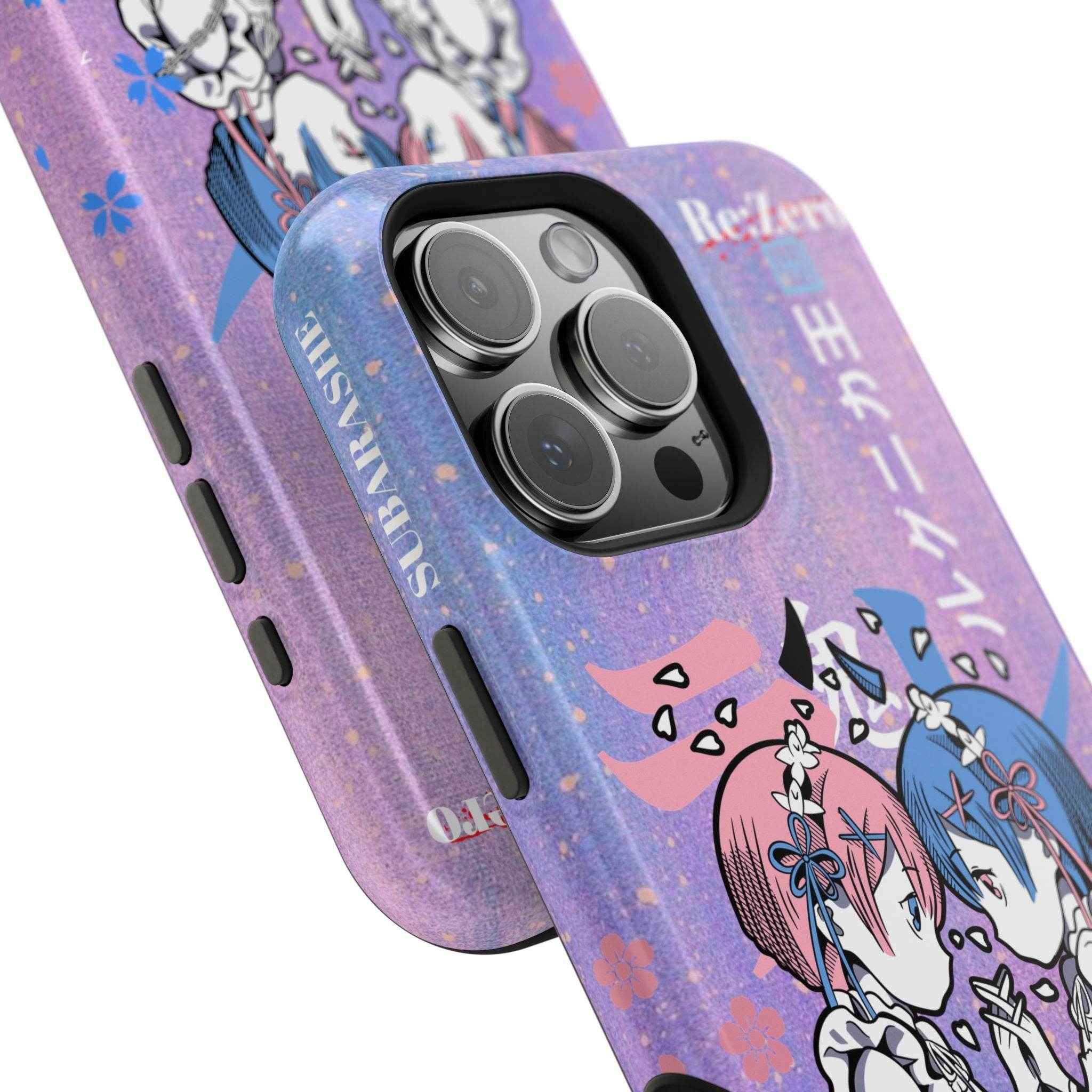 Legendary Anime Magnetic Tough Cases - Stylish Anime Phone Covers for RE:ZERO, Durable Protection - SUBARASHE