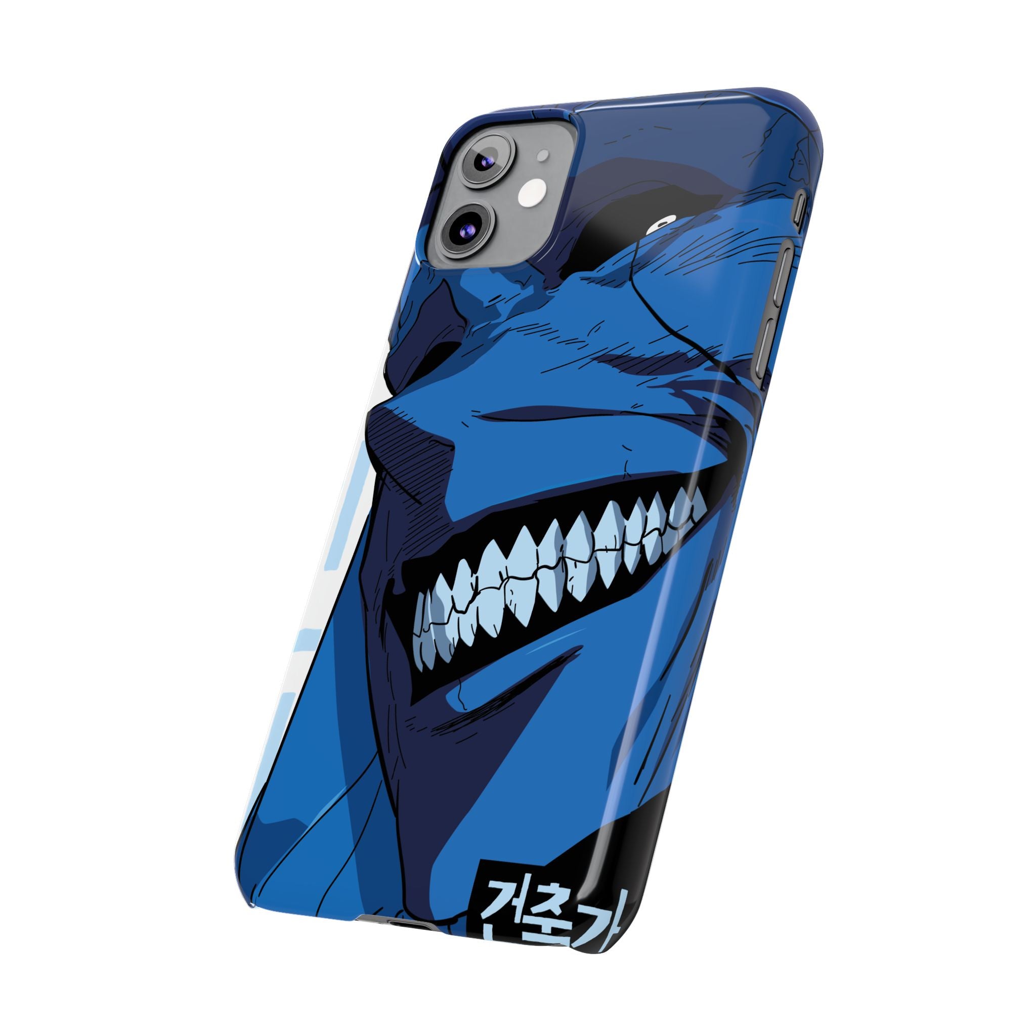 Bold Anime Slim Phone Cases, Edgy Phone Covers, Unique Gifts for Gamers, Pop Culture Accessories, Trendy Mobile Case