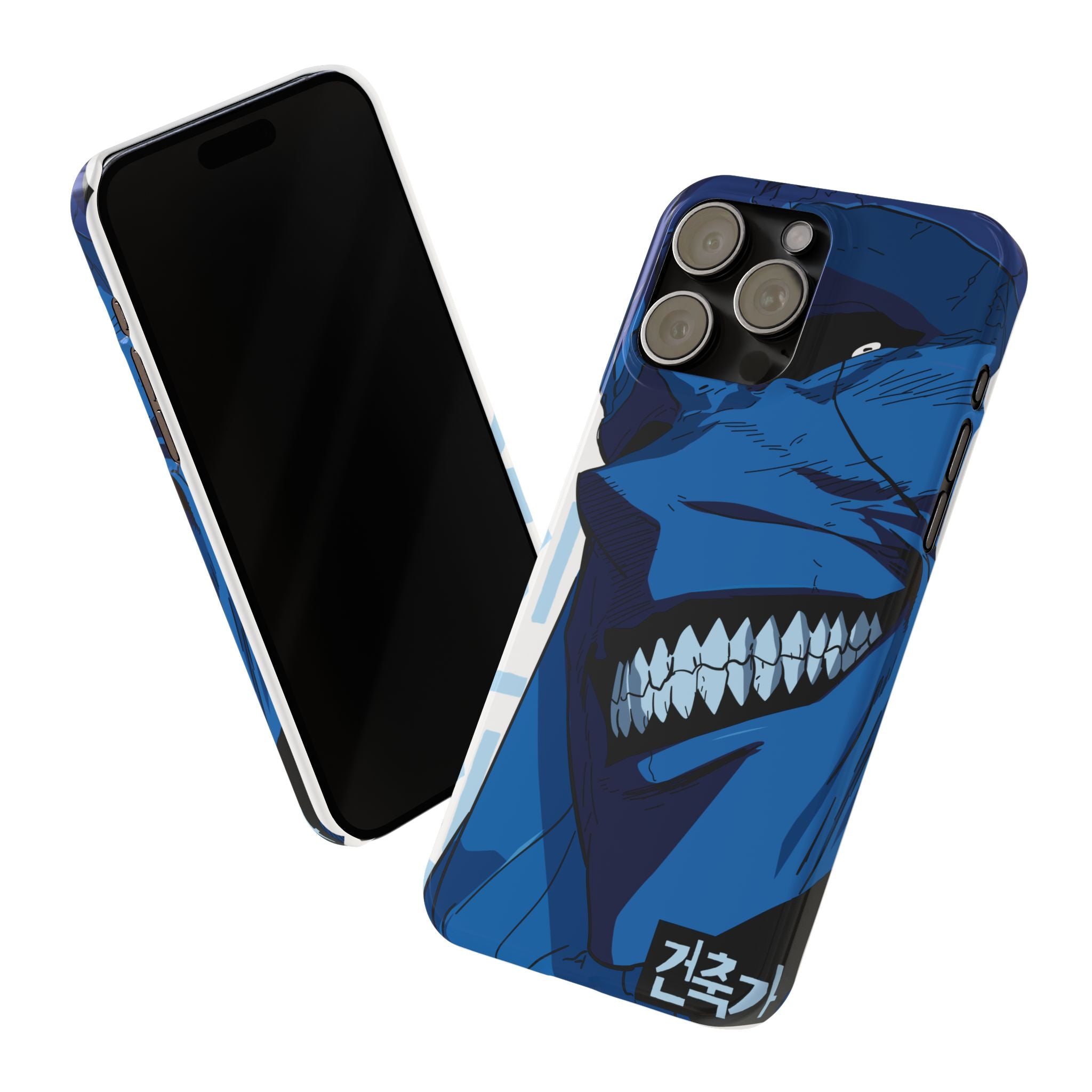 Bold Anime Slim Phone Cases, Edgy Phone Covers, Unique Gifts for Gamers, Pop Culture Accessories, Trendy Mobile Case