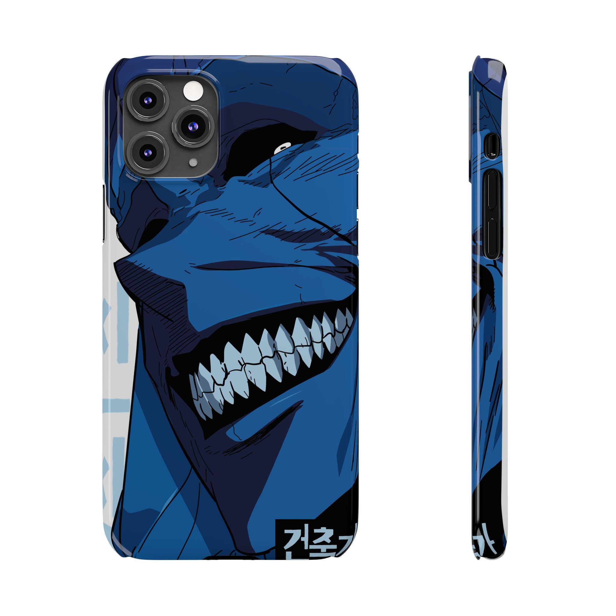Bold Anime Slim Phone Cases, Edgy Phone Covers, Unique Gifts for Gamers, Pop Culture Accessories, Trendy Mobile Case