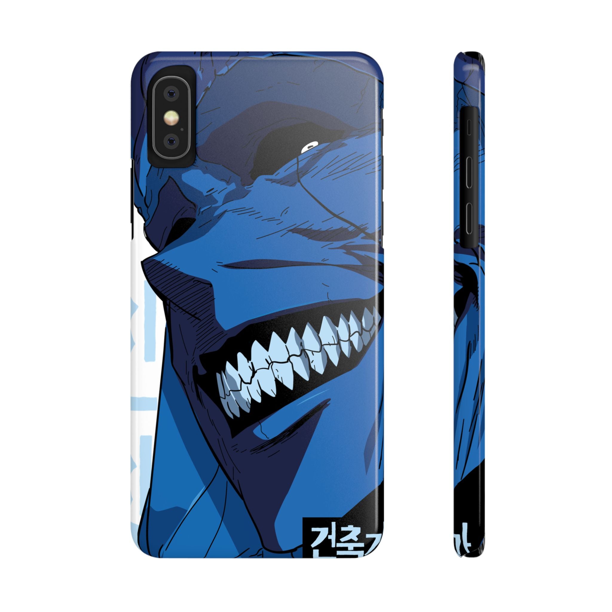 Bold Anime Slim Phone Cases, Edgy Phone Covers, Unique Gifts for Gamers, Pop Culture Accessories, Trendy Mobile Case