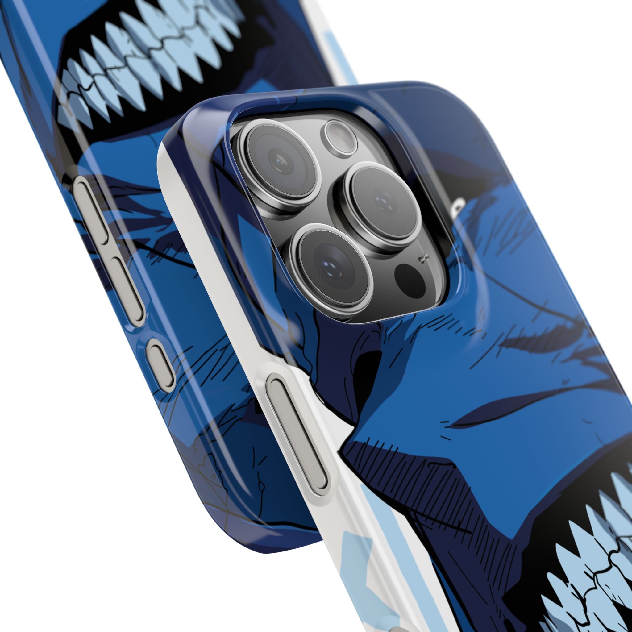 Bold Anime Slim Phone Cases, Edgy Phone Covers, Unique Gifts for Gamers, Pop Culture Accessories, Trendy Mobile Case