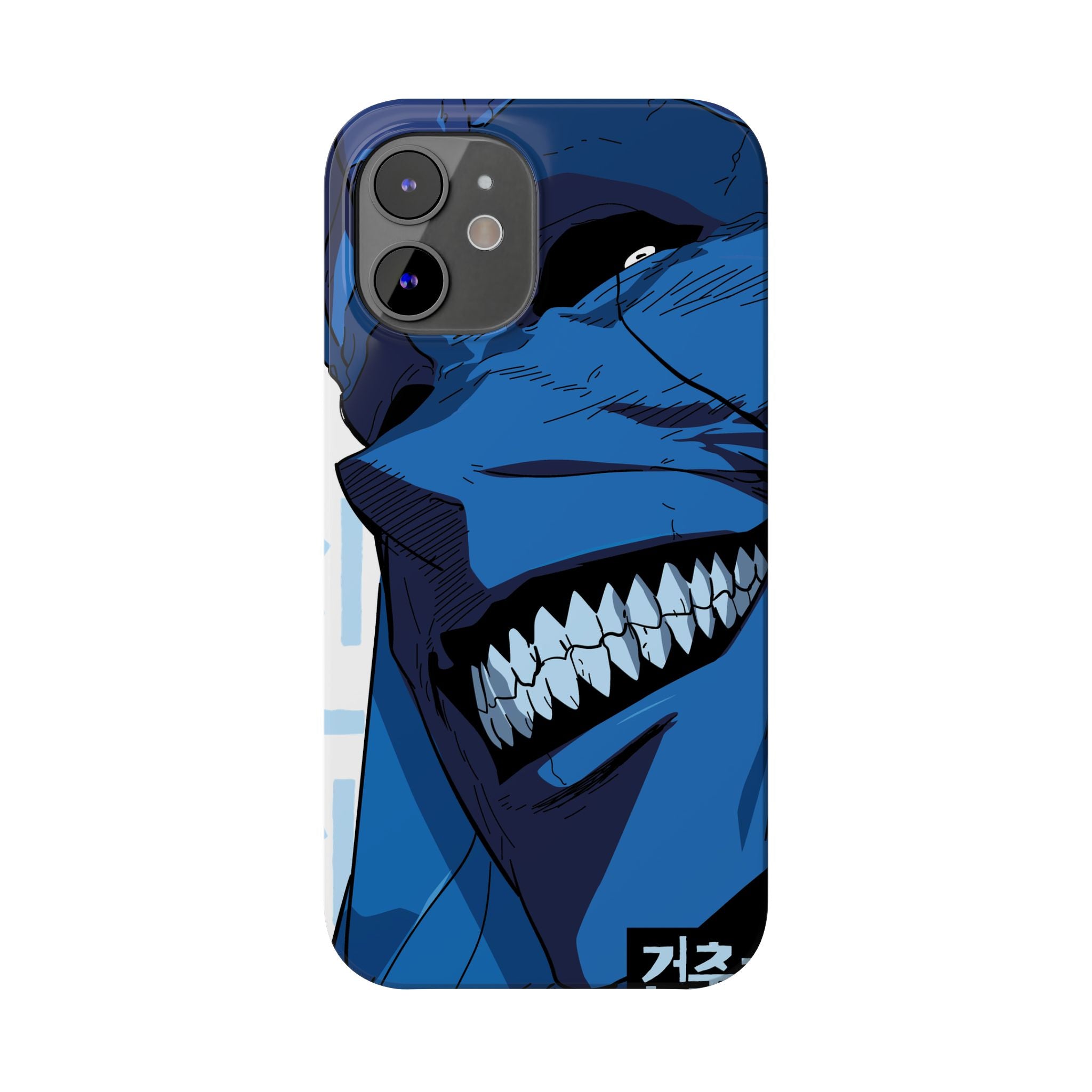 Bold Anime Slim Phone Cases, Edgy Phone Covers, Unique Gifts for Gamers, Pop Culture Accessories, Trendy Mobile Case