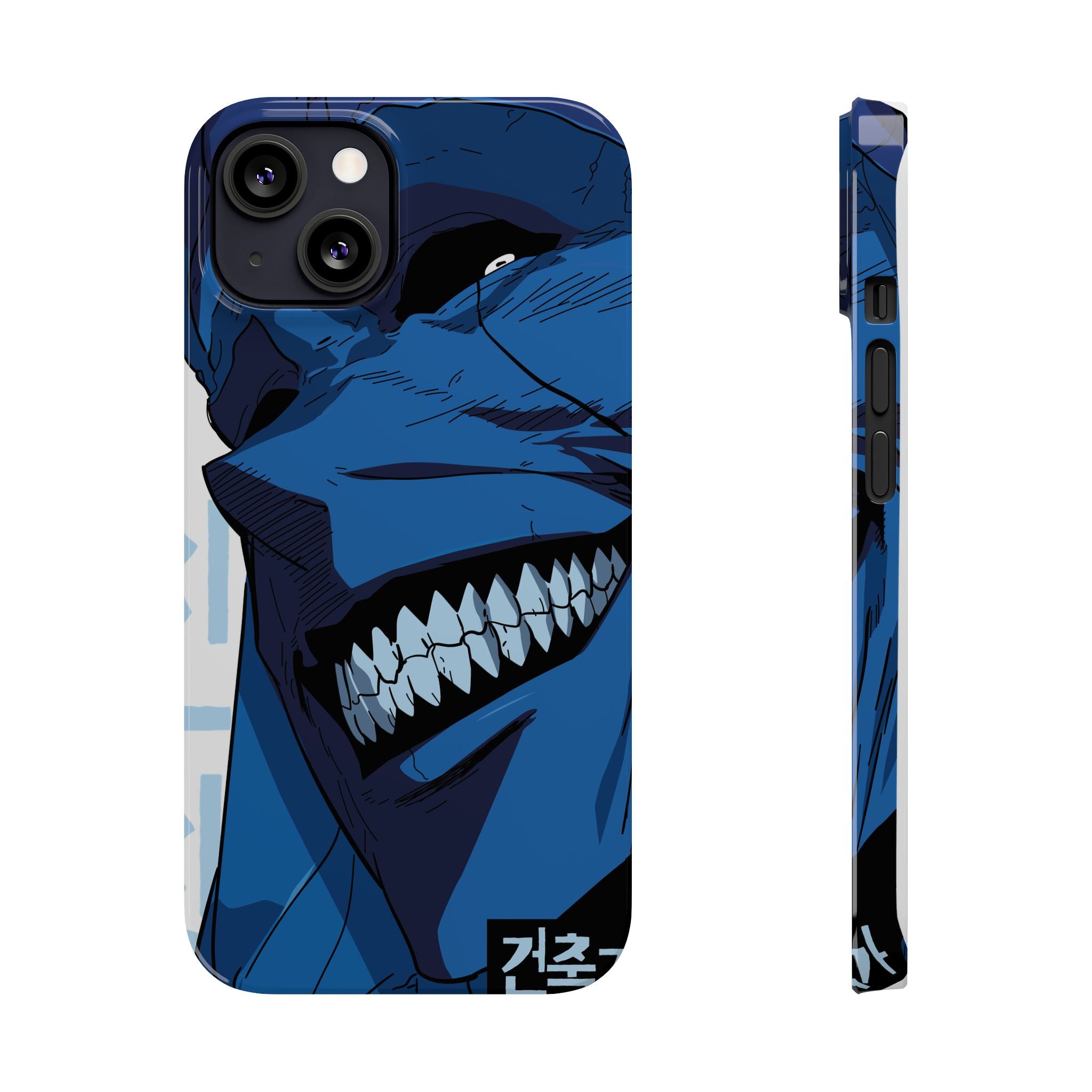 Bold Anime Slim Phone Cases, Edgy Phone Covers, Unique Gifts for Gamers, Pop Culture Accessories, Trendy Mobile Case