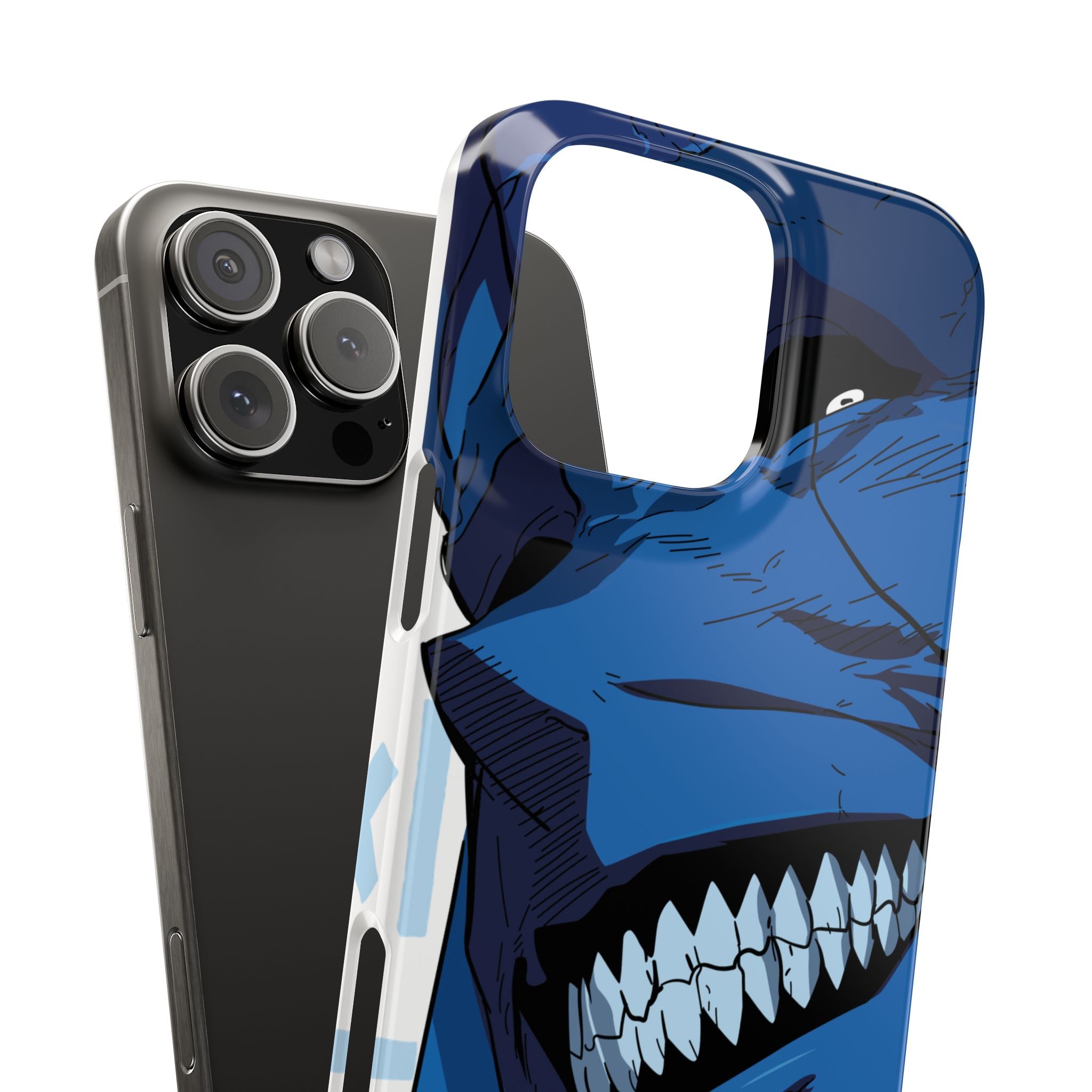Bold Anime Slim Phone Cases, Edgy Phone Covers, Unique Gifts for Gamers, Pop Culture Accessories, Trendy Mobile Case