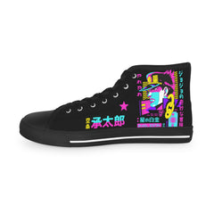 Vibrant High Top Sneakers for Trendsetters | Cool Graphic Sneakers, Casual Footwear, Unique Gifts, Weekend Outfits, Street Style