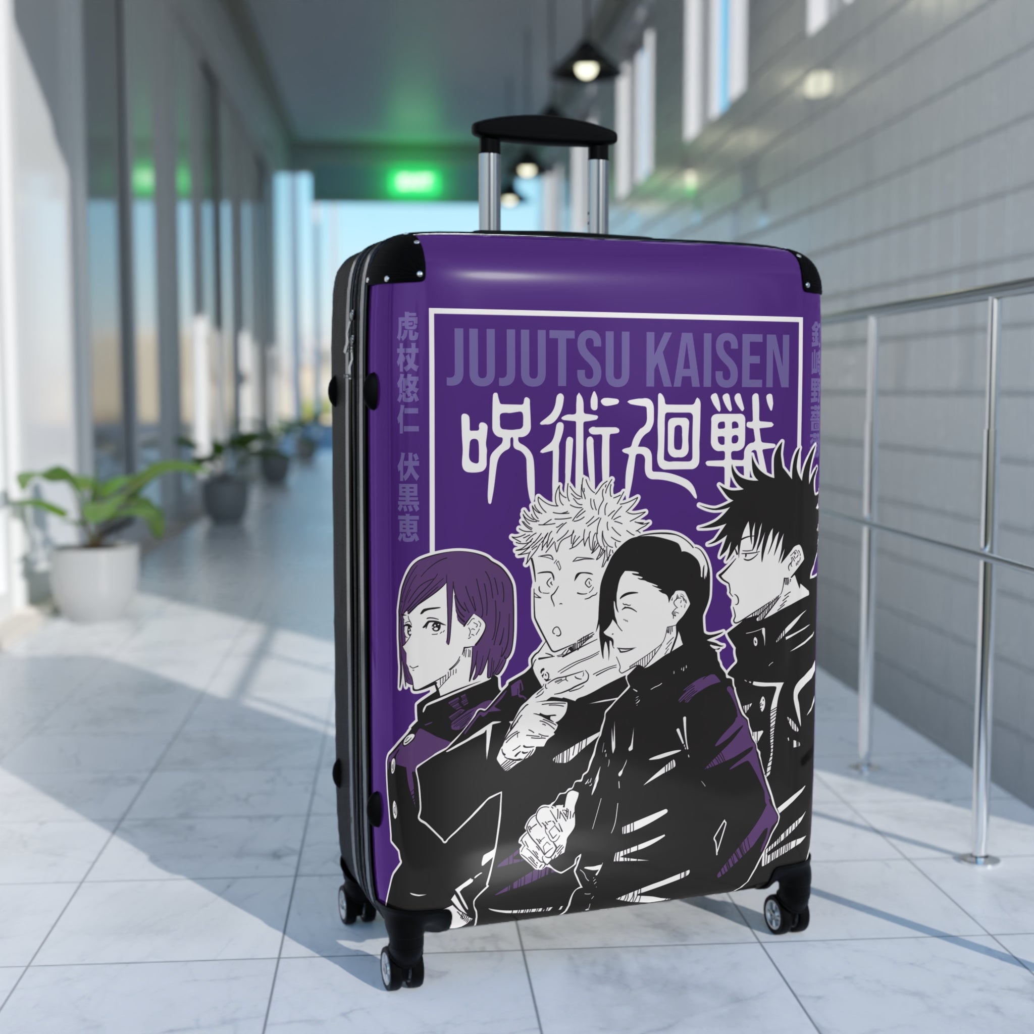 Anime-Inspired Suitcase - Stylish Carry-On Luggage for Fans, Travel Gear for Jujutsu Kaisen Lovers, Unique Travel Bag, Cosplay [...]