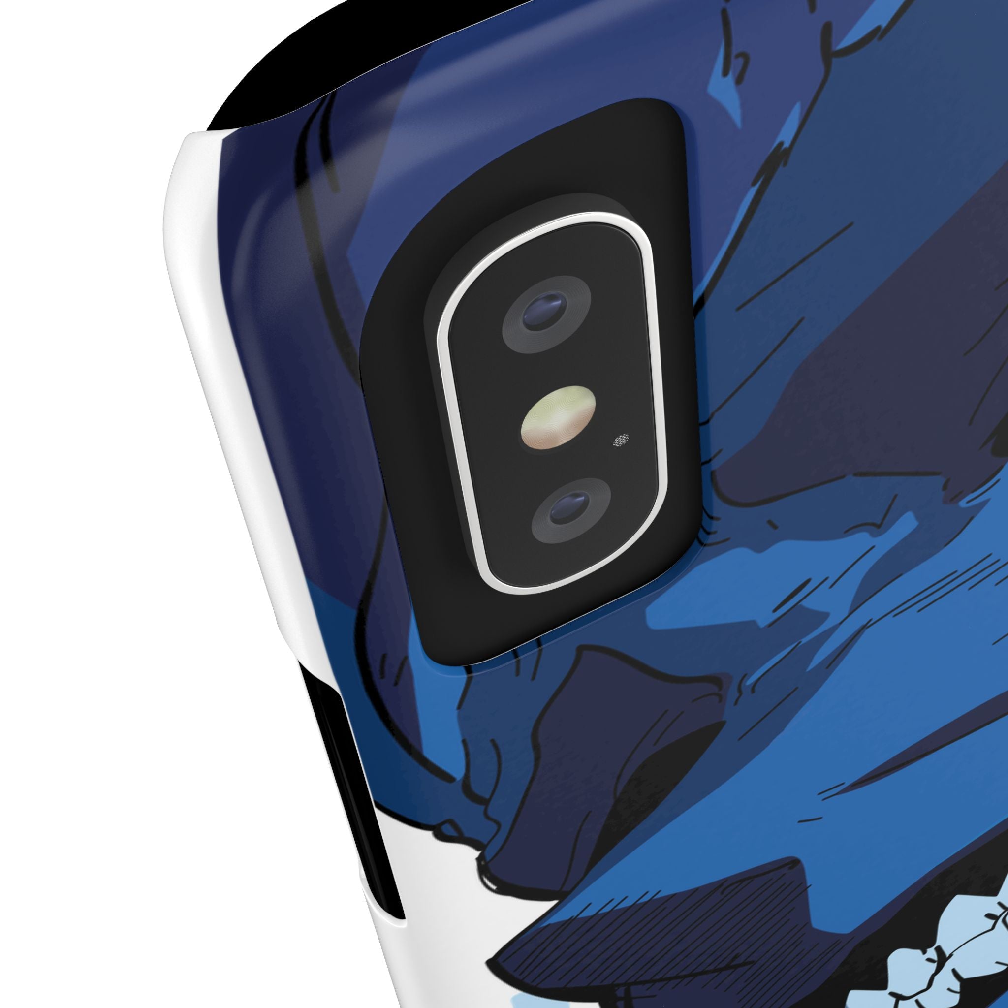 Bold Anime Slim Phone Cases, Edgy Phone Covers, Unique Gifts for Gamers, Pop Culture Accessories, Trendy Mobile Case