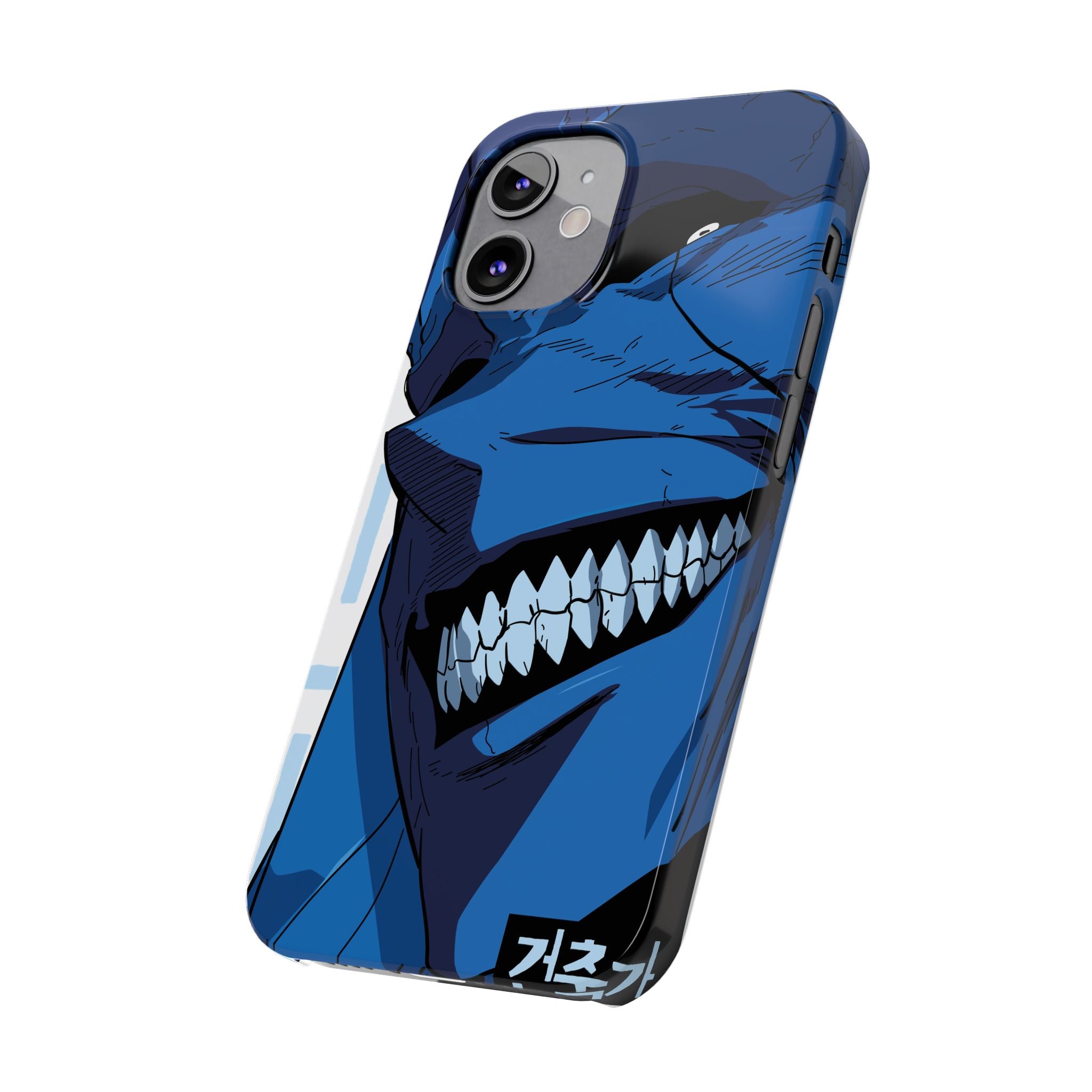 Bold Anime Slim Phone Cases, Edgy Phone Covers, Unique Gifts for Gamers, Pop Culture Accessories, Trendy Mobile Case