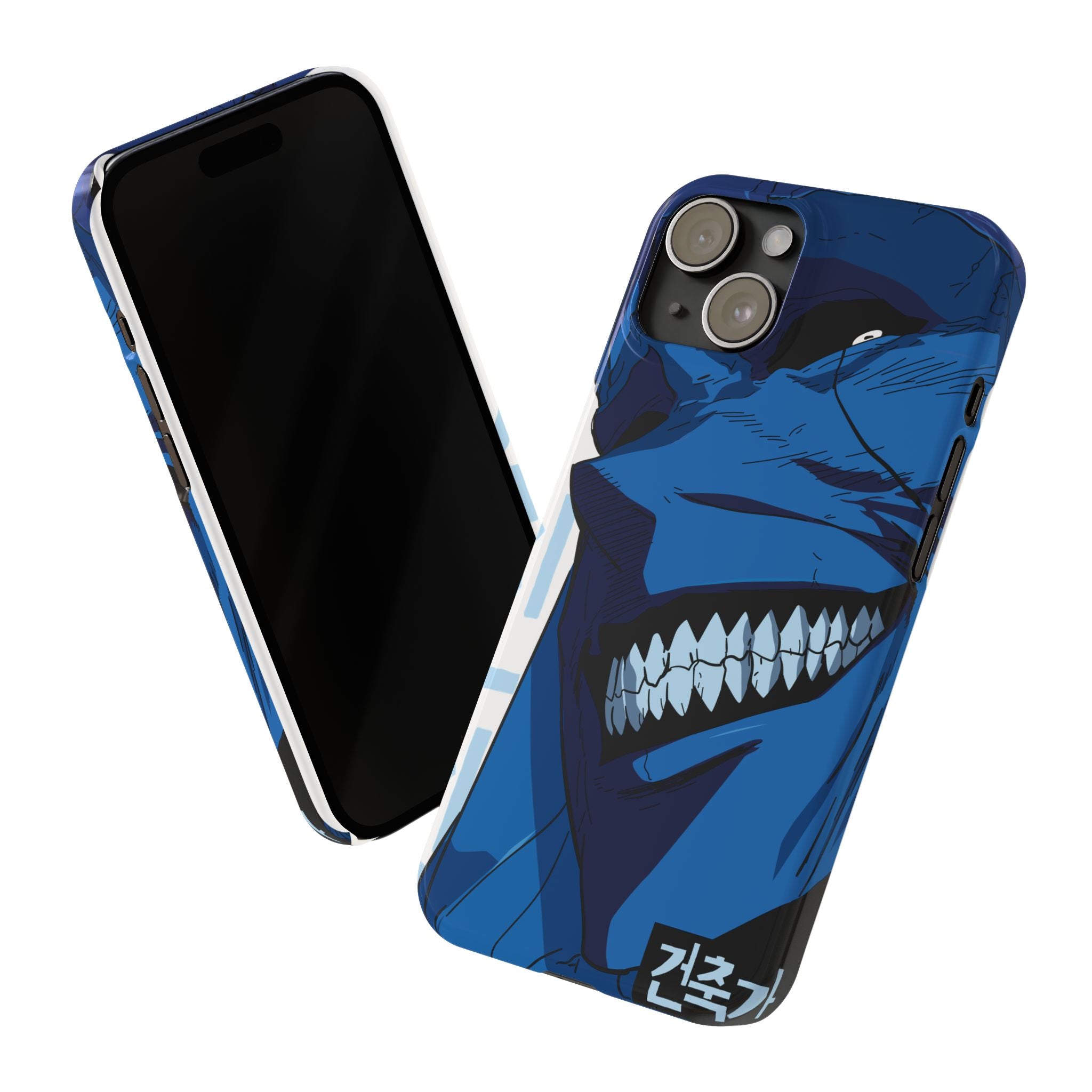 Bold Anime Slim Phone Cases, Edgy Phone Covers, Unique Gifts for Gamers, Pop Culture Accessories, Trendy Mobile Case