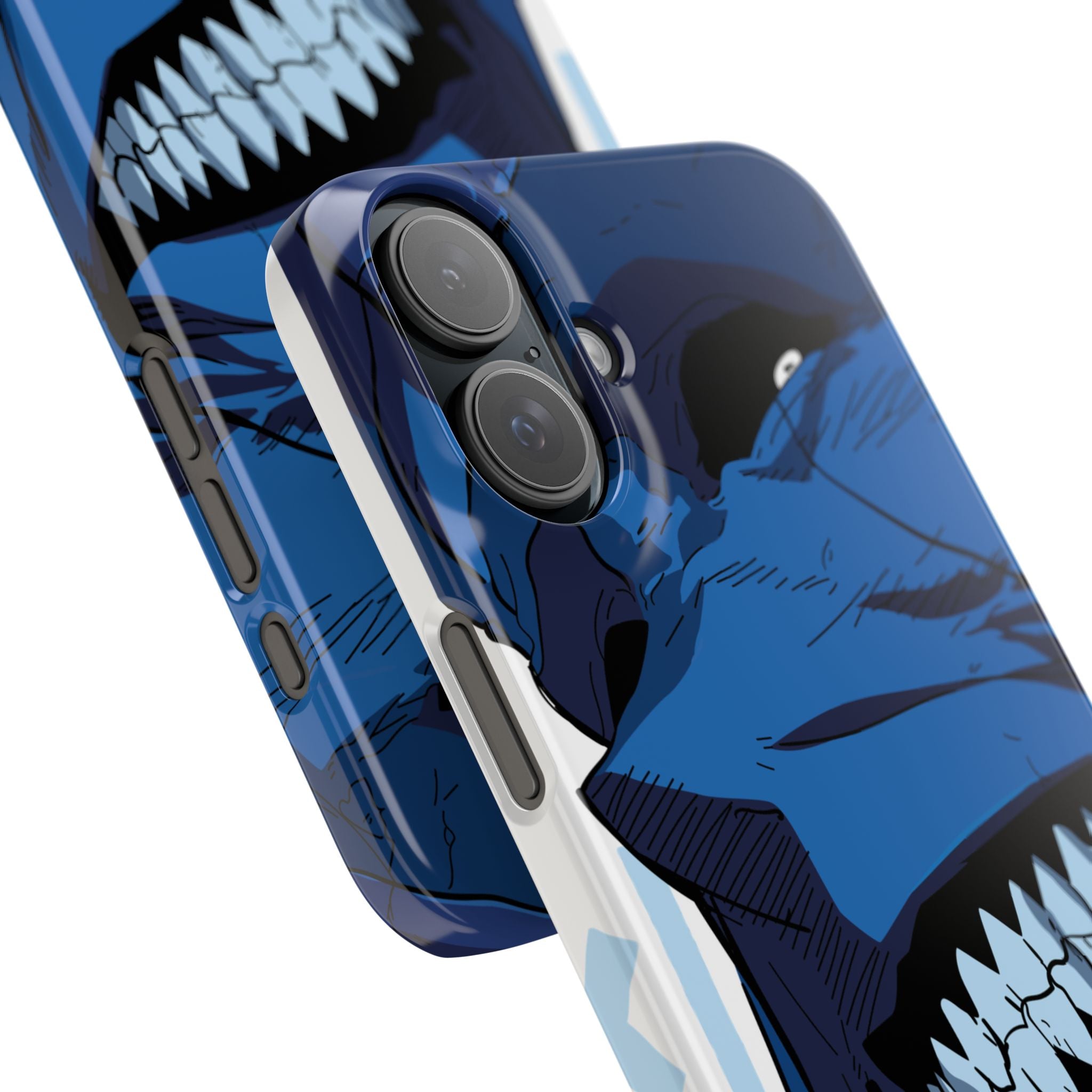 Bold Anime Slim Phone Cases, Edgy Phone Covers, Unique Gifts for Gamers, Pop Culture Accessories, Trendy Mobile Case