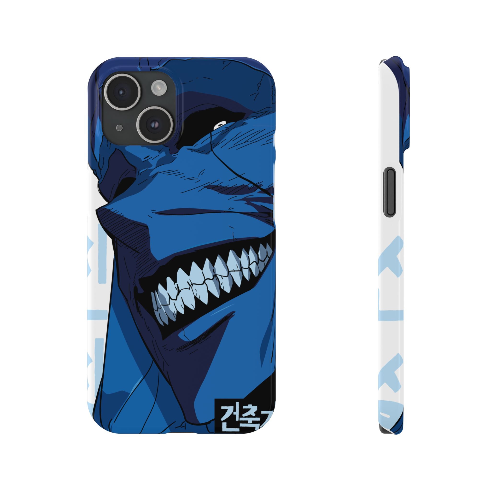 Bold Anime Slim Phone Cases, Edgy Phone Covers, Unique Gifts for Gamers, Pop Culture Accessories, Trendy Mobile Case