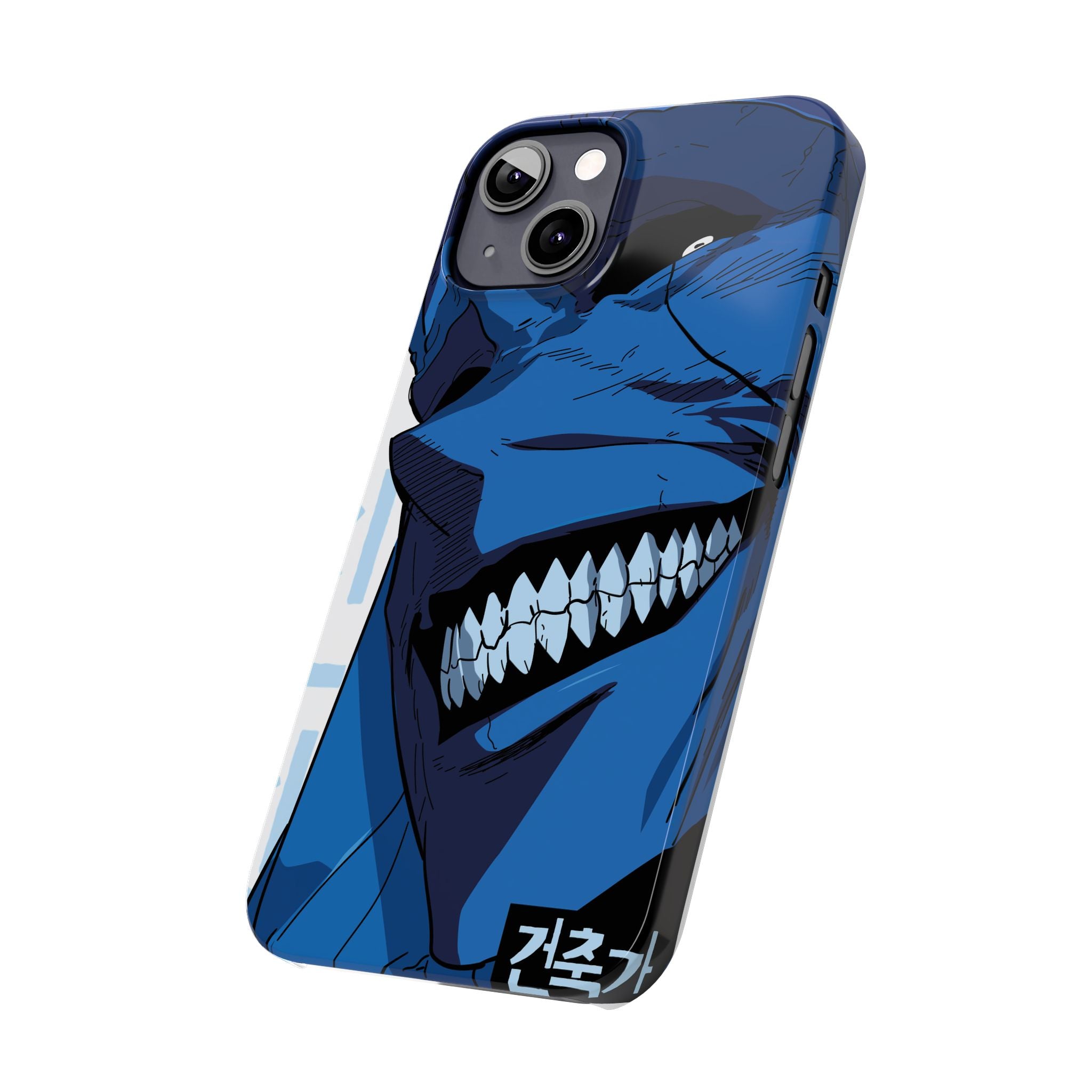 Bold Anime Slim Phone Cases, Edgy Phone Covers, Unique Gifts for Gamers, Pop Culture Accessories, Trendy Mobile Case