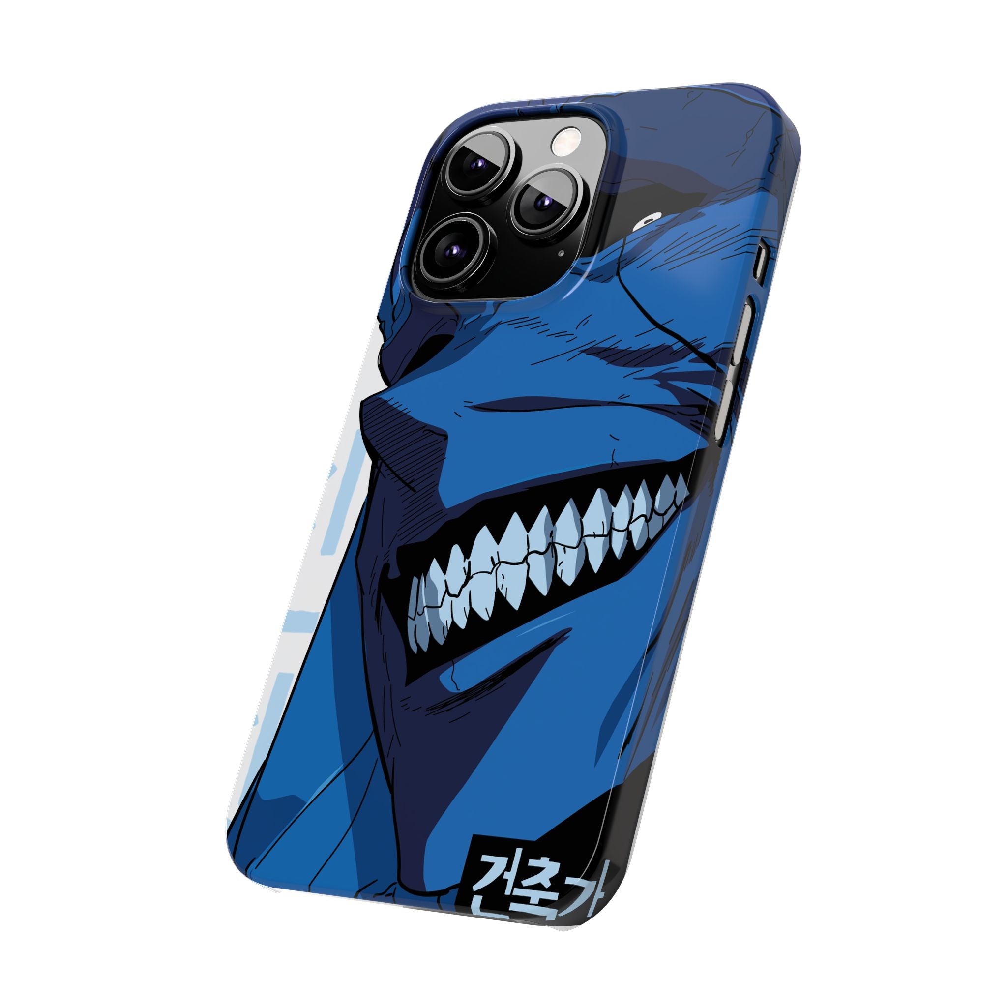 Bold Anime Slim Phone Cases, Edgy Phone Covers, Unique Gifts for Gamers, Pop Culture Accessories, Trendy Mobile Case