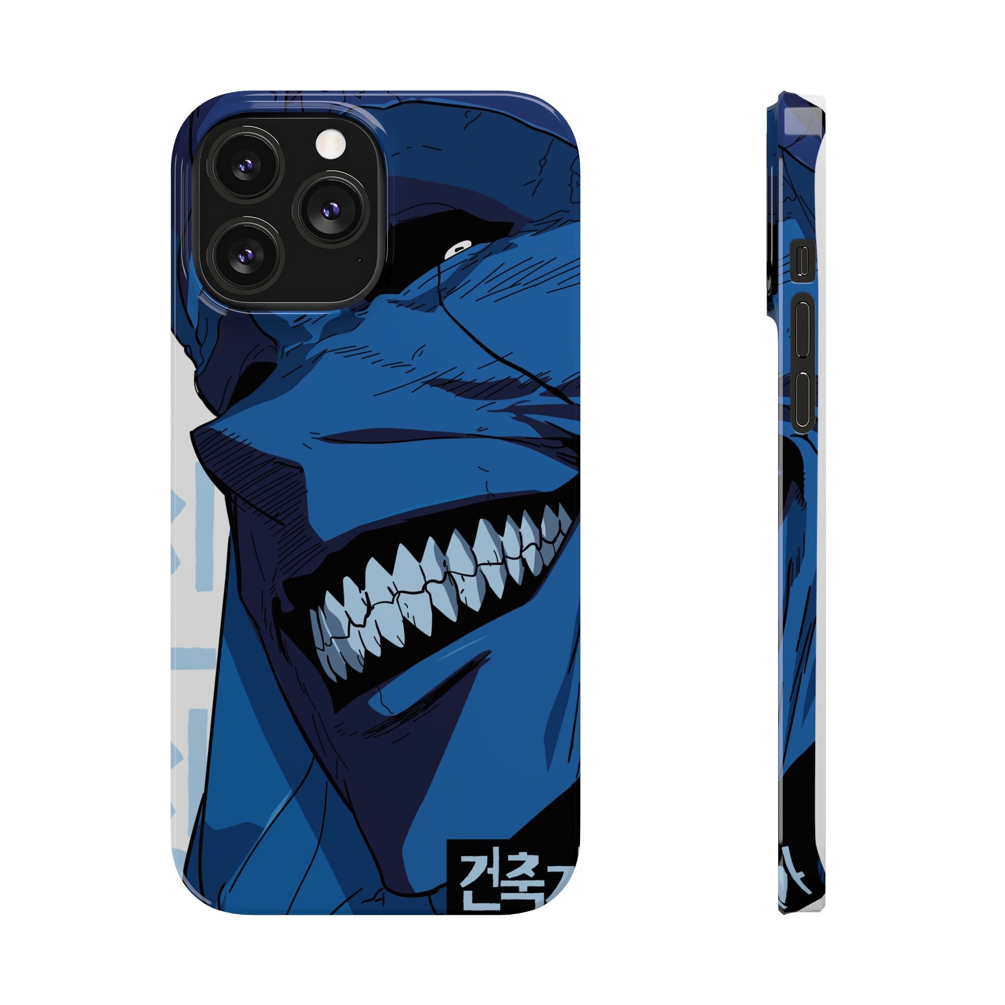 Bold Anime Slim Phone Cases, Edgy Phone Covers, Unique Gifts for Gamers, Pop Culture Accessories, Trendy Mobile Case