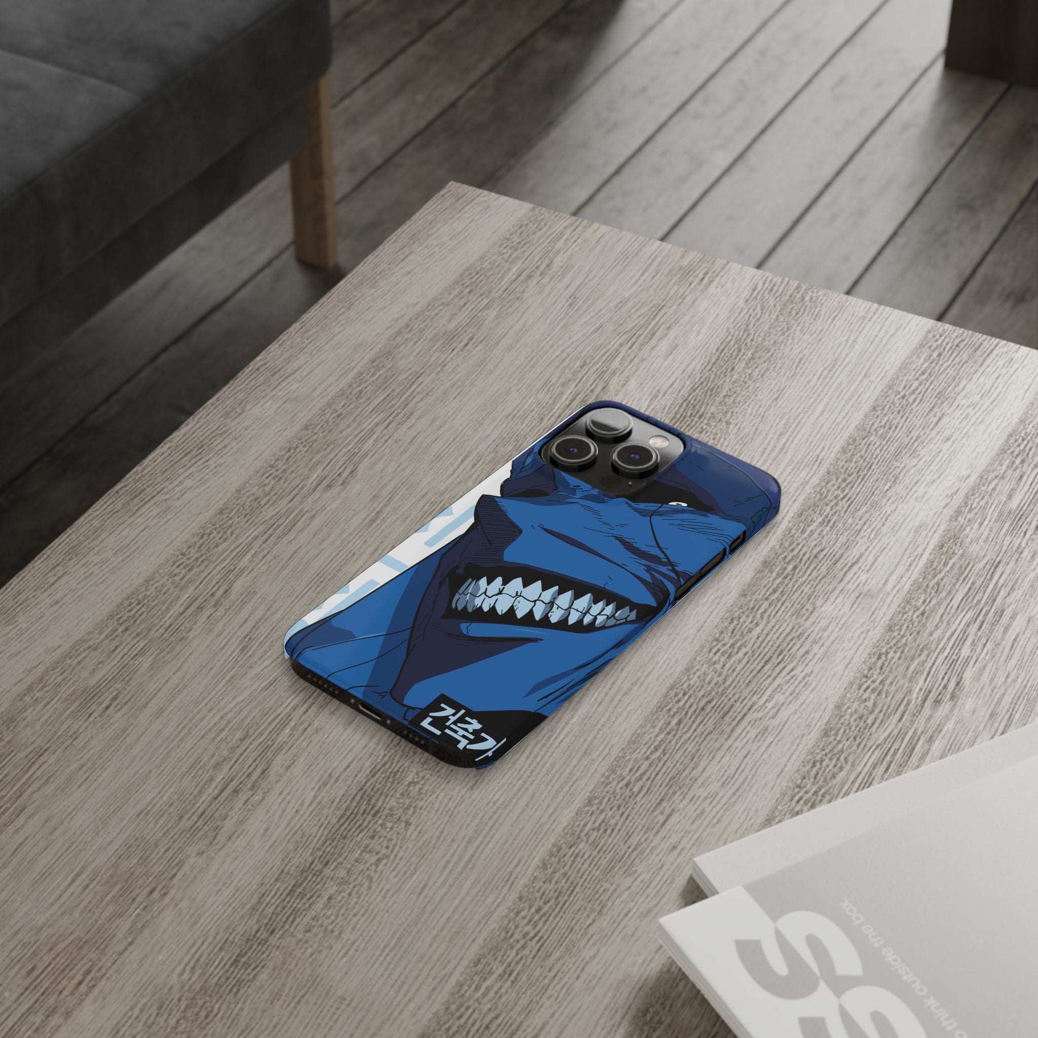 Bold Anime Slim Phone Cases, Edgy Phone Covers, Unique Gifts for Gamers, Pop Culture Accessories, Trendy Mobile Case