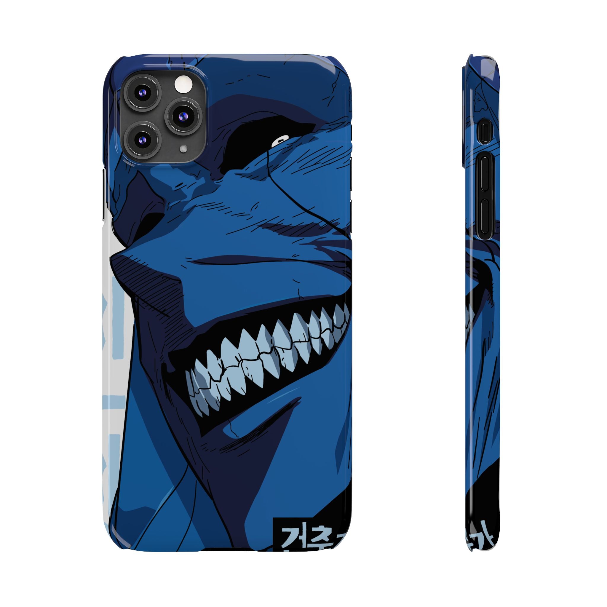 Bold Anime Slim Phone Cases, Edgy Phone Covers, Unique Gifts for Gamers, Pop Culture Accessories, Trendy Mobile Case