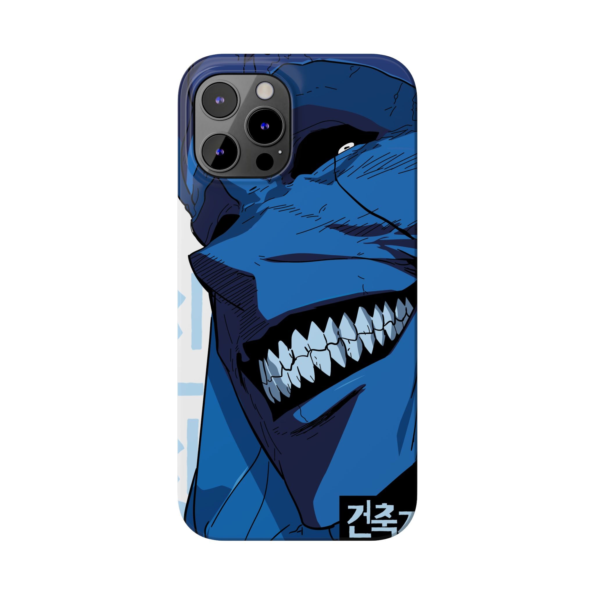Bold Anime Slim Phone Cases, Edgy Phone Covers, Unique Gifts for Gamers, Pop Culture Accessories, Trendy Mobile Case