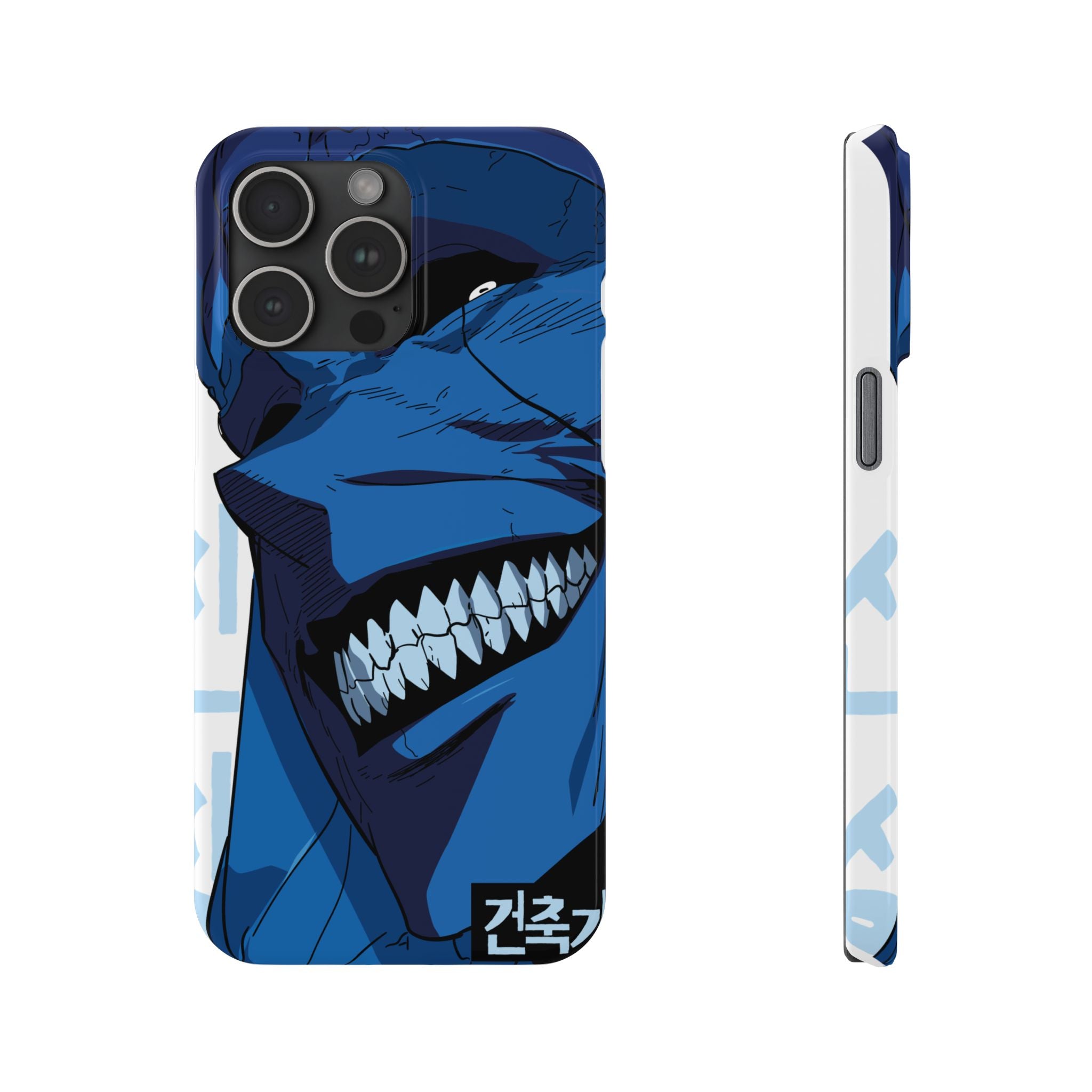 Bold Anime Slim Phone Cases, Edgy Phone Covers, Unique Gifts for Gamers, Pop Culture Accessories, Trendy Mobile Case