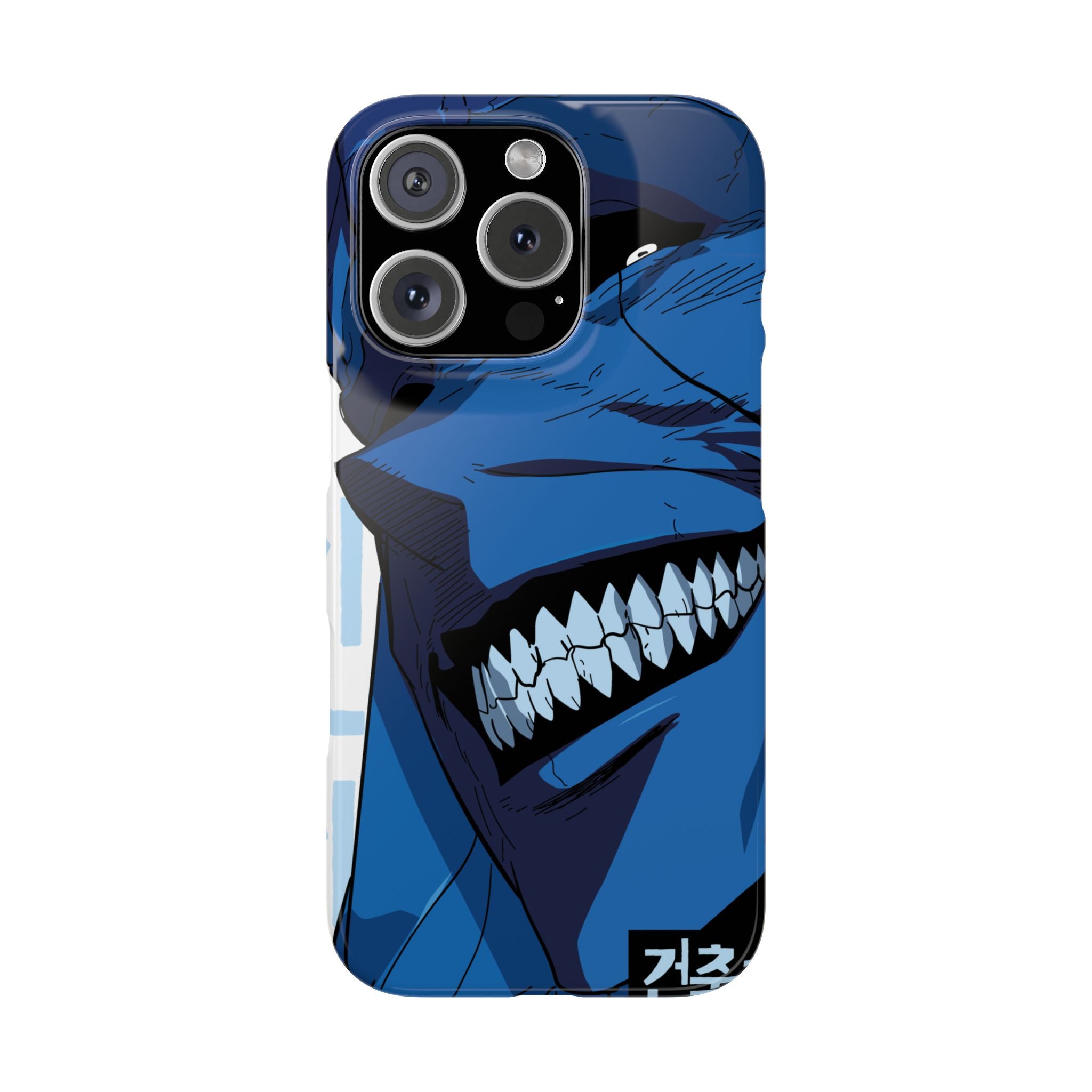 Bold Anime Slim Phone Cases, Edgy Phone Covers, Unique Gifts for Gamers, Pop Culture Accessories, Trendy Mobile Case