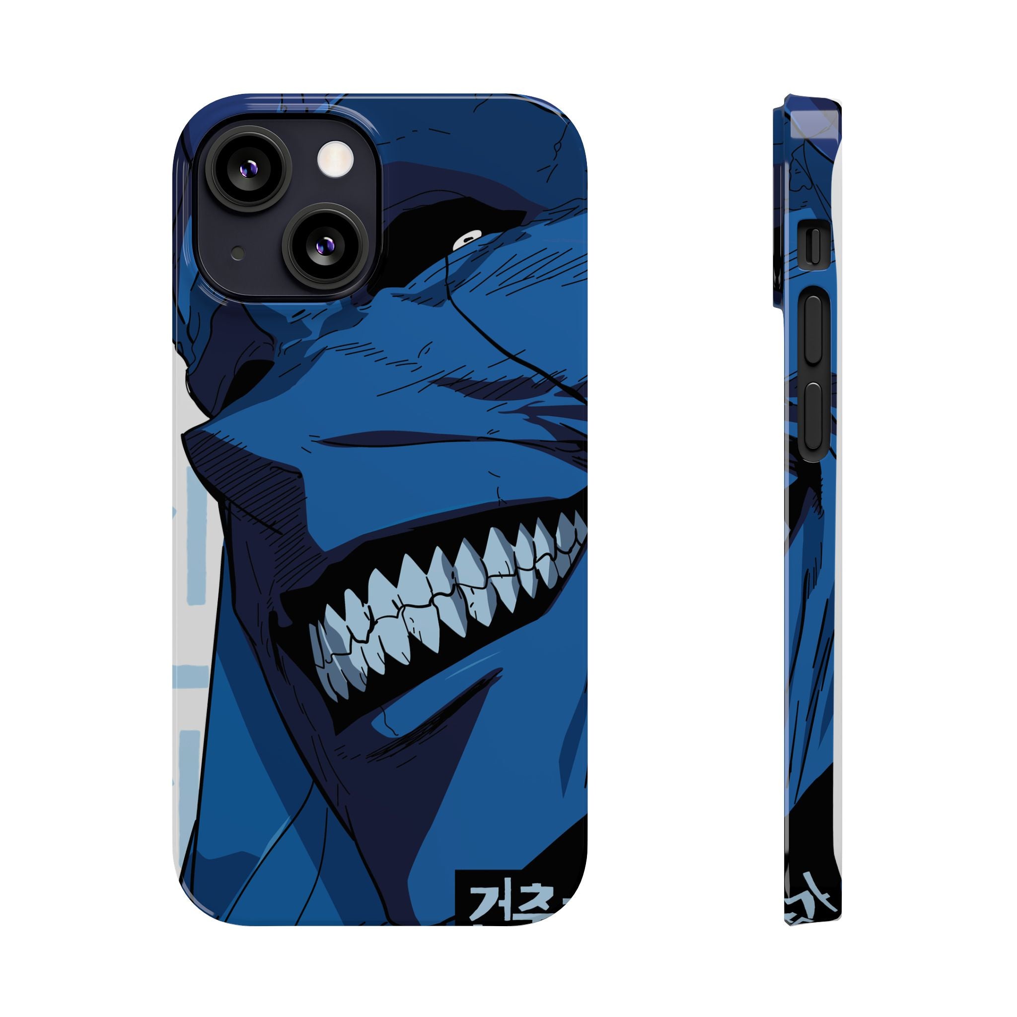 Bold Anime Slim Phone Cases, Edgy Phone Covers, Unique Gifts for Gamers, Pop Culture Accessories, Trendy Mobile Case