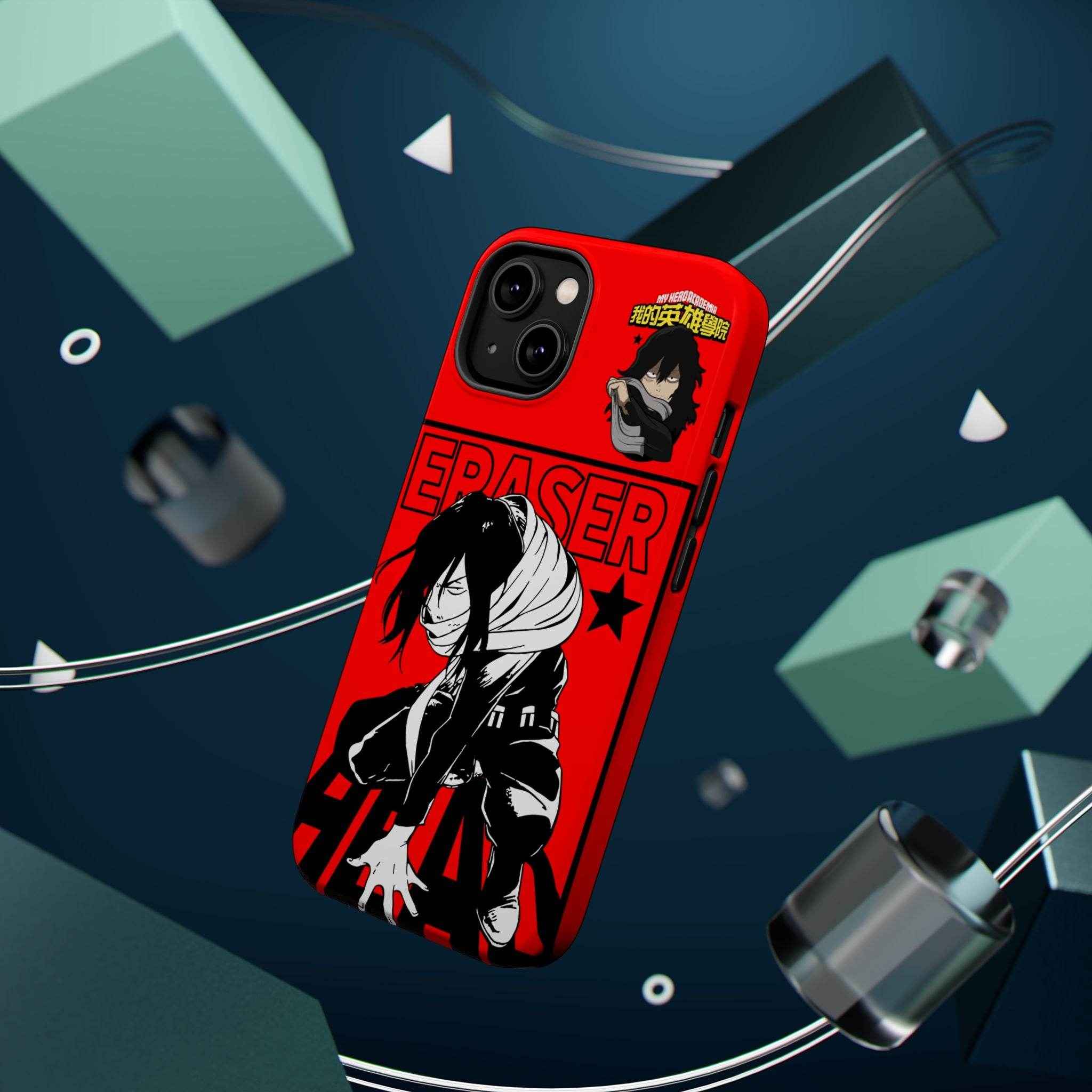 Legendary Eraser Head MagSafe Magnetic Phone Case for Anime Fans, Ultra Protections durable - SUBARASHE