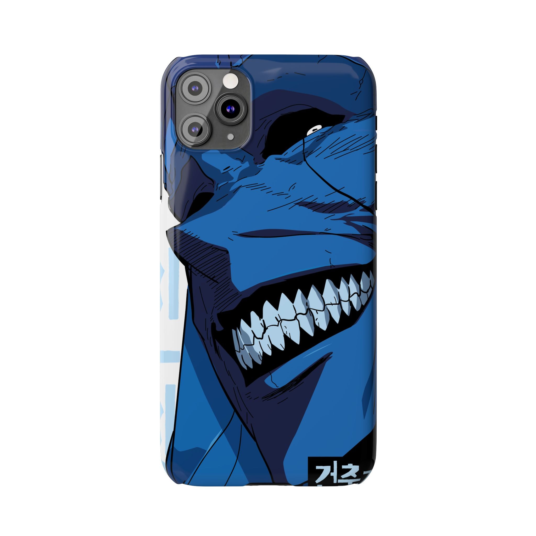 Bold Anime Slim Phone Cases, Edgy Phone Covers, Unique Gifts for Gamers, Pop Culture Accessories, Trendy Mobile Case